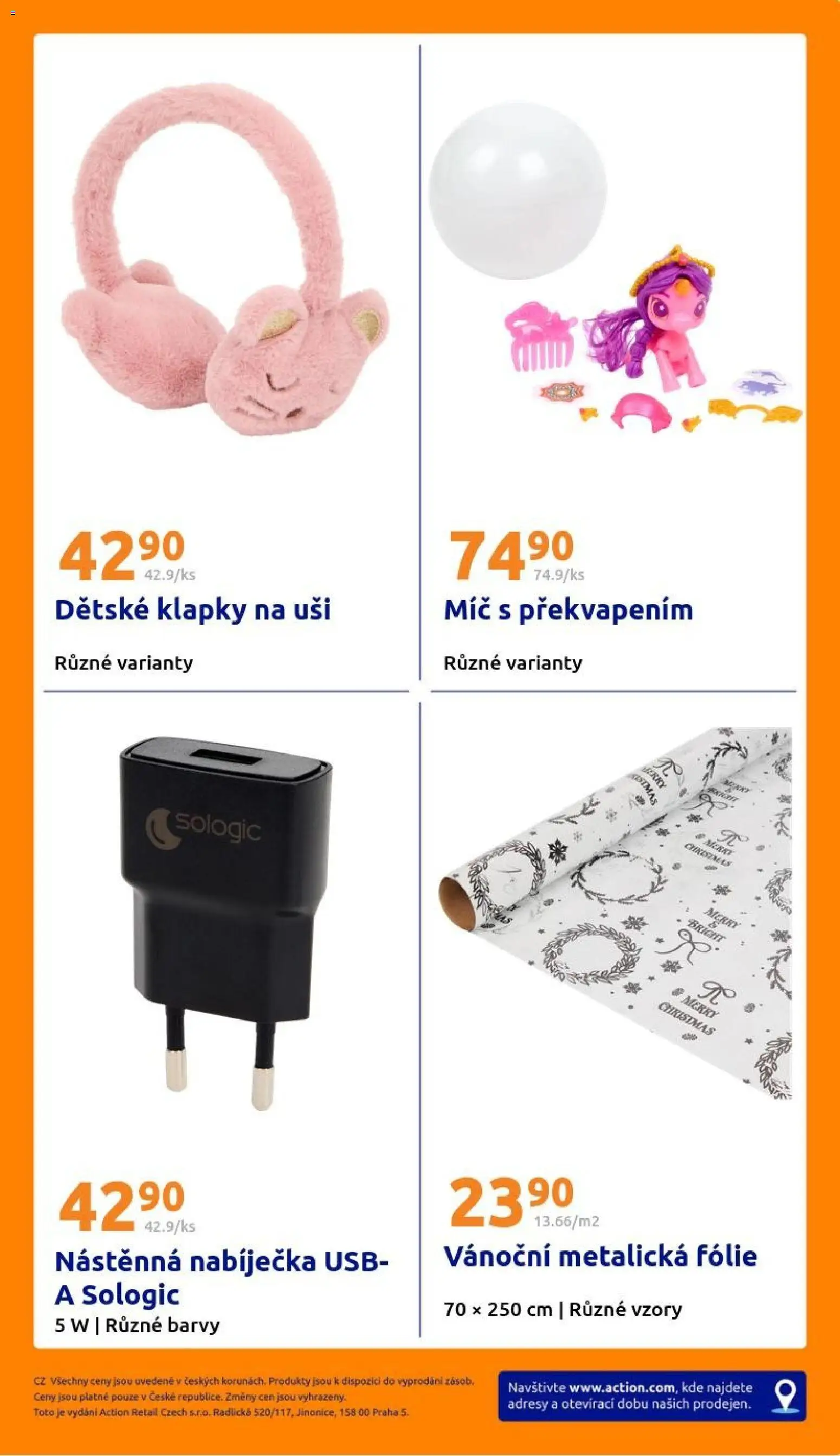 Action leták od 12.11.2025 | Strana: 29 | Produkty: Fólie, USB, Barvy