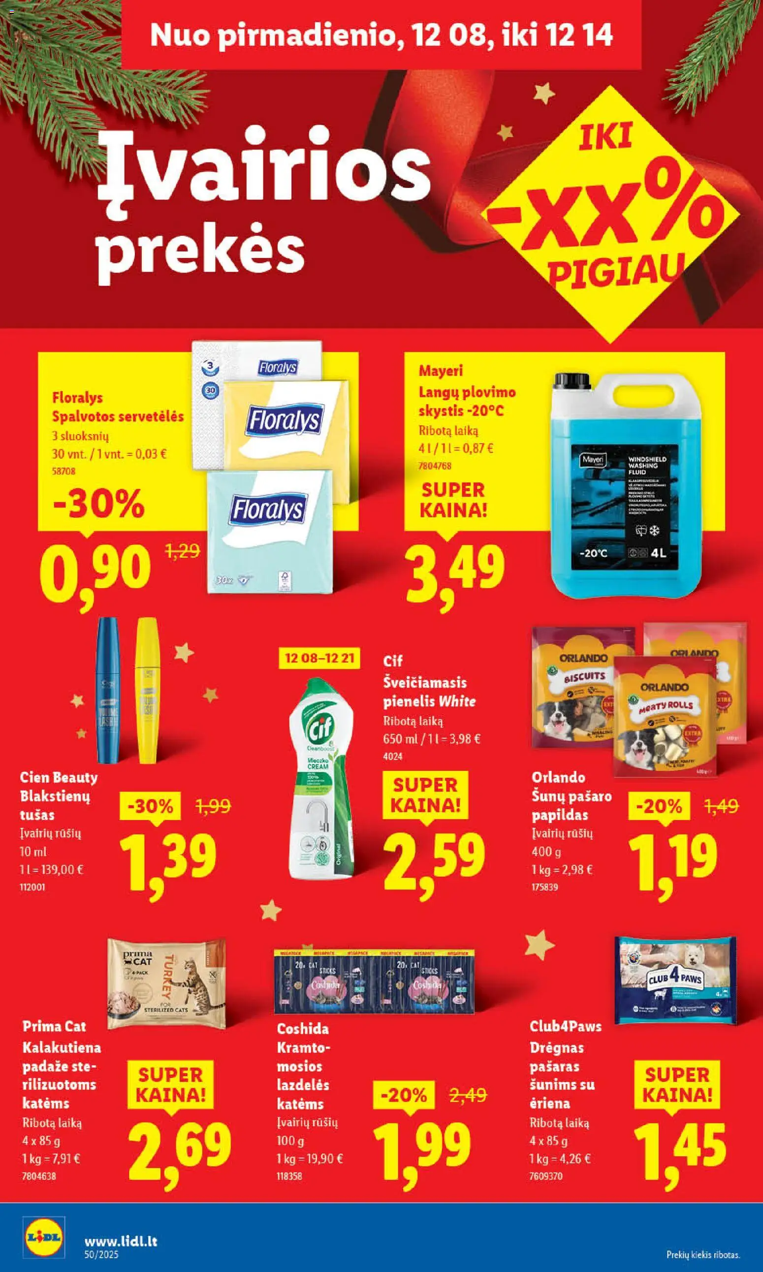 LIDL akcijos nuo 08.12.2025 | Puslapis: 44 | Prekių: Tušas
