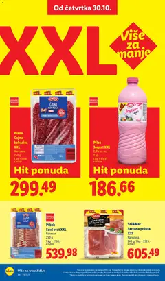 Sol&Mar Serrano pršuta XXL, Narezana, 240 g - pregled Lidl kataloga - važi od 30.10.2025 | Strana: 26