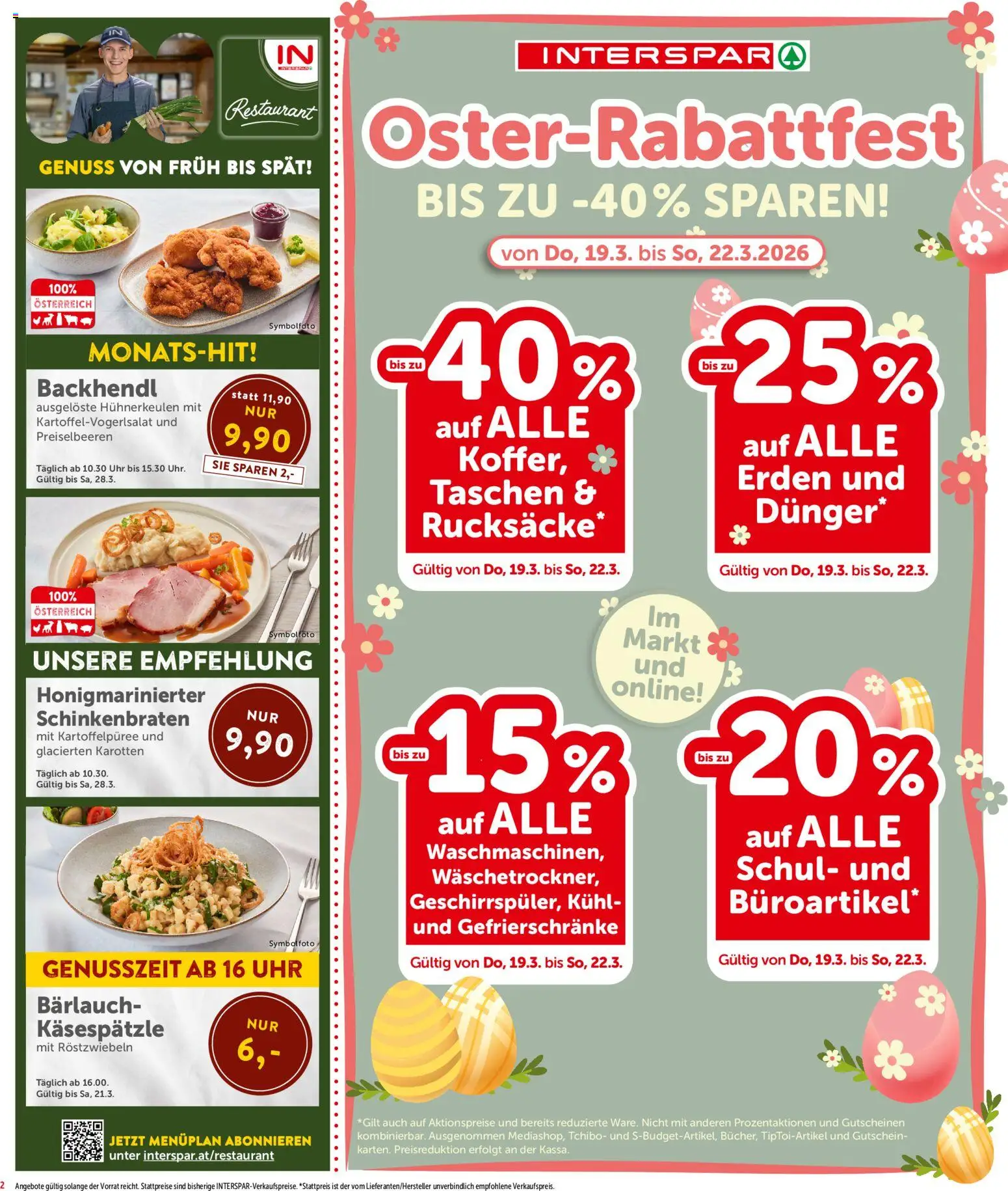 Interspar Flugblatt - Tirol gültig ab 17.03.2026 | Seite: 2 | Produkte: Uhr