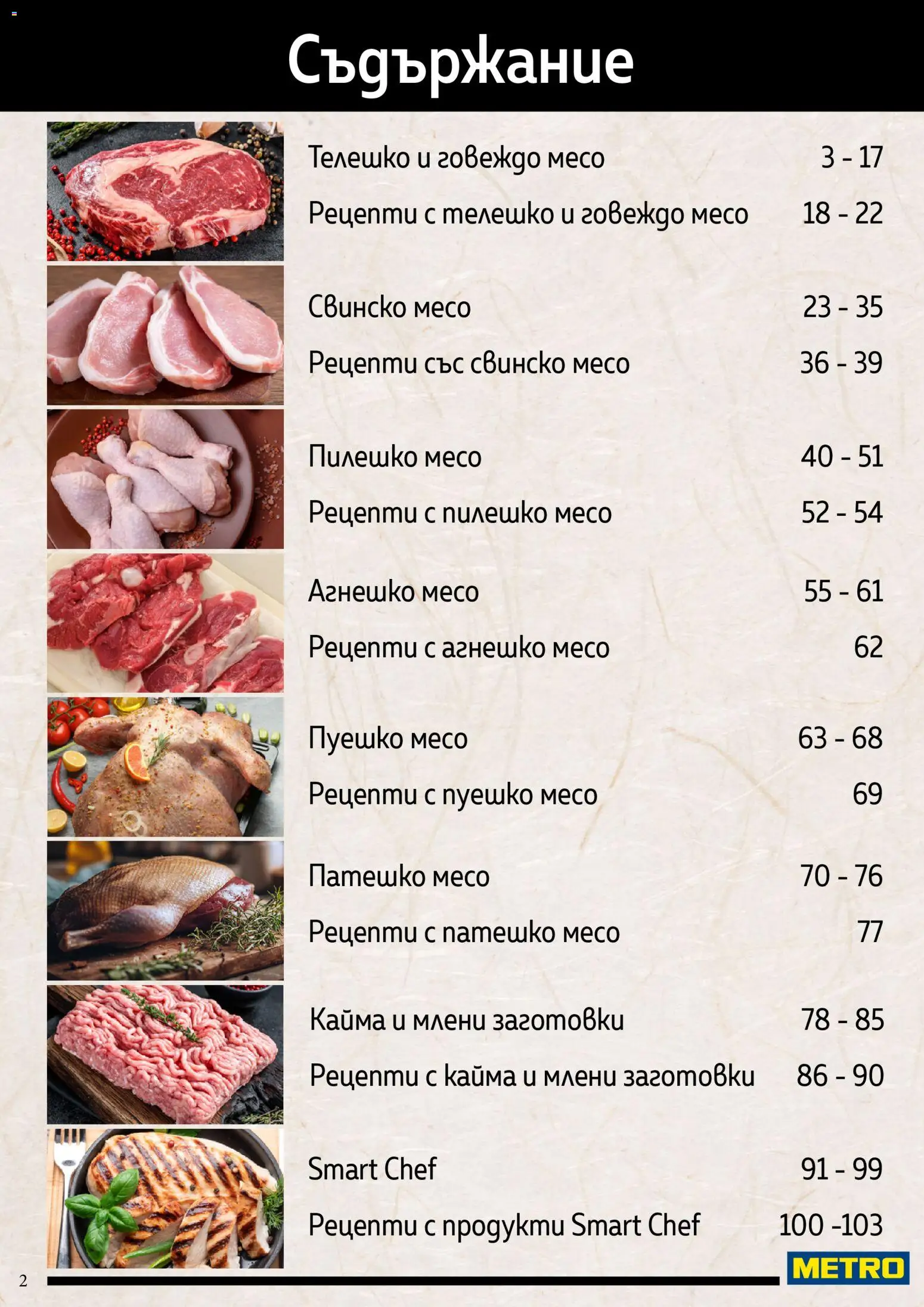 {H1} | Страница: 2 | Продукти: Свинско, Говеждо, Пуешко, Кайма