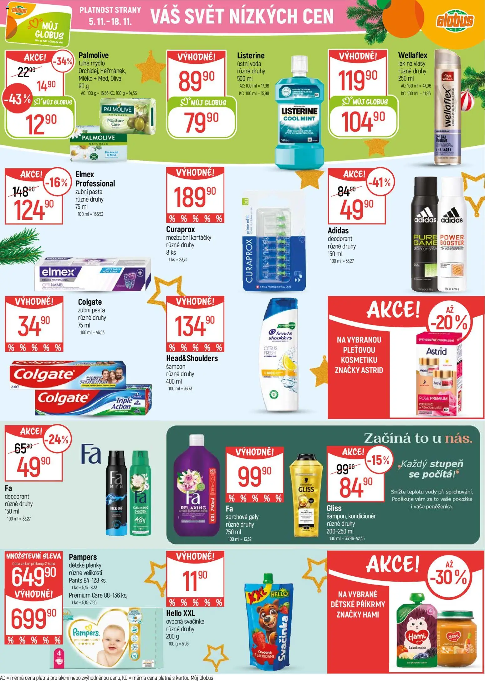 Globus leták - Liberec od 05.11.2025 | Strana: 32 | Produkty: Antiperspirant, Voda, Globus, Lak na vlasy