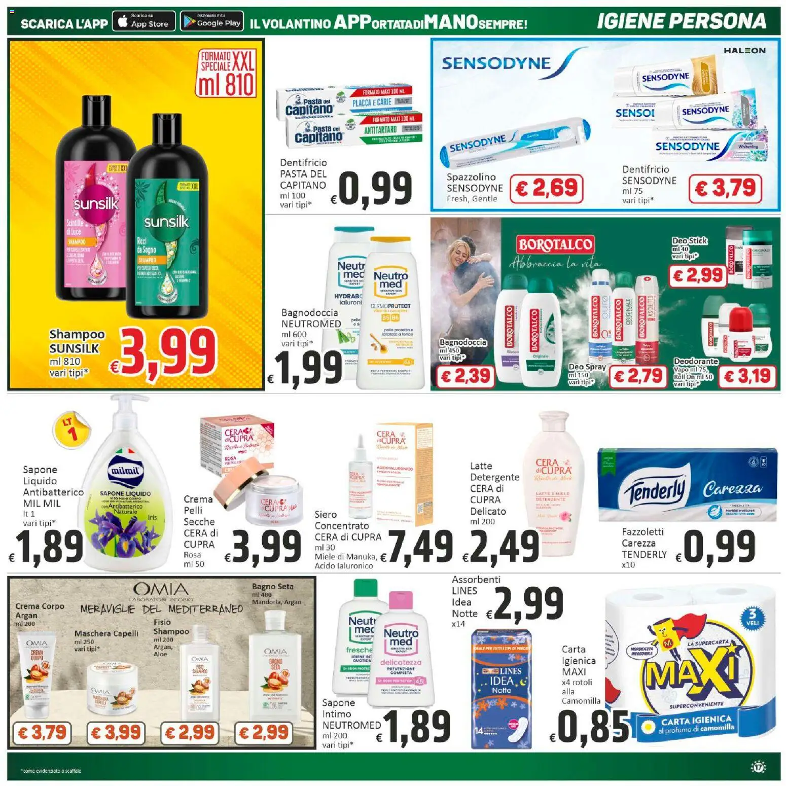 Volantino Paghi Poco del 21.11.2025 | Pagina: 17 | Prodotti: Spazzolino, Detergente, Intimo, Latte