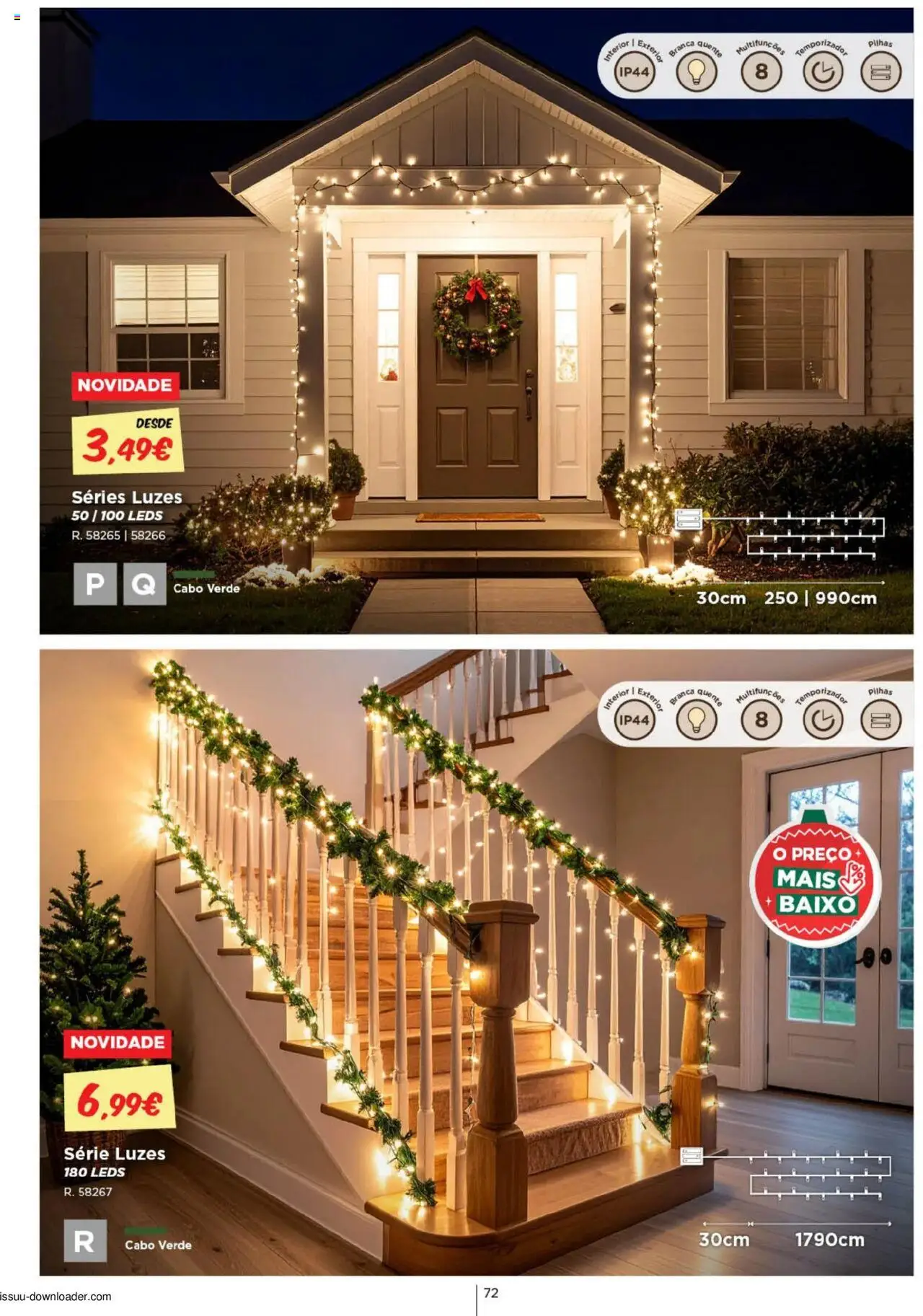 Espaço Casa Catálogo de Natal 2025 │ válido de 11.10.2025 | Página: 72 | Produtos: Cabo, Pilhas