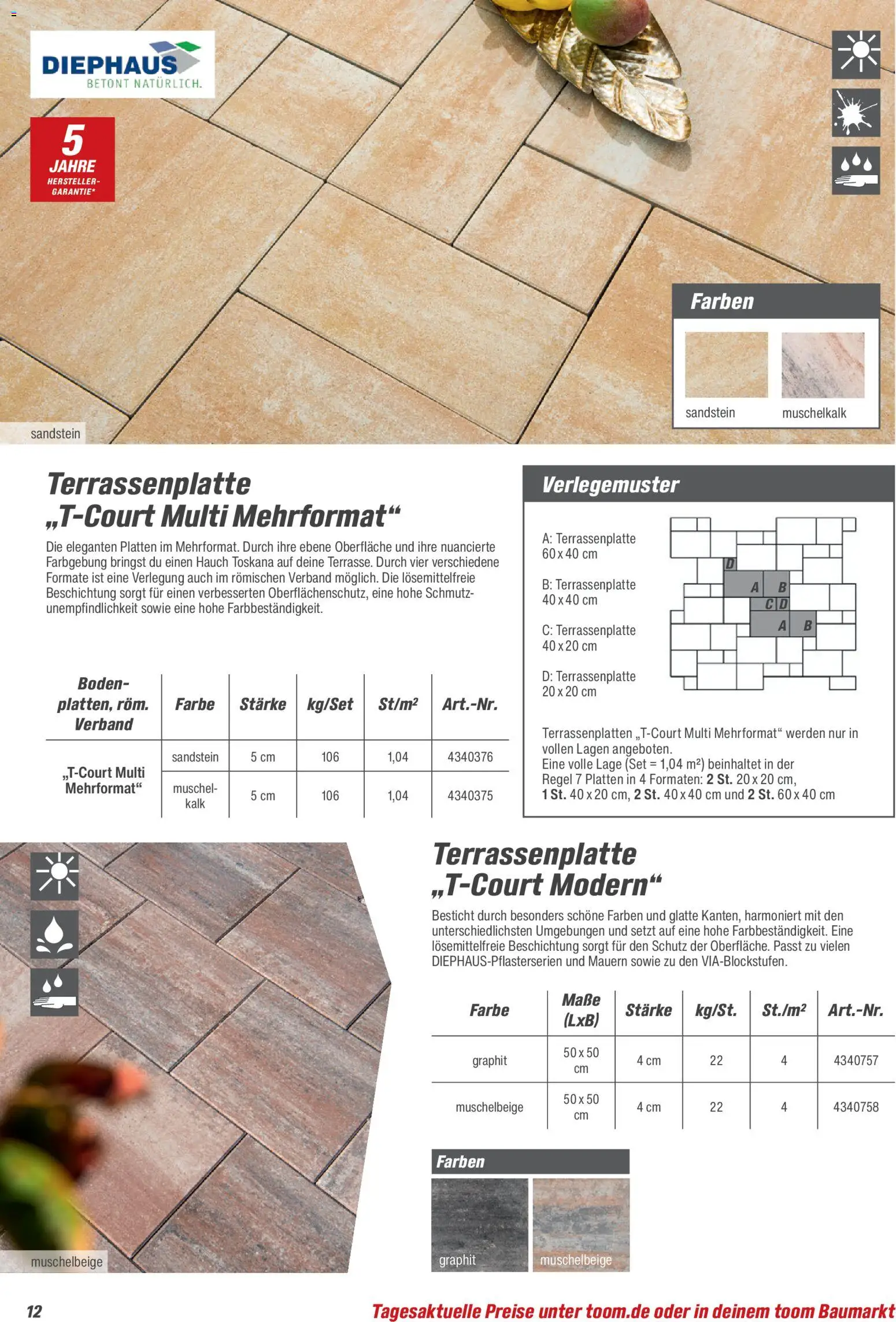 Toom Baumarkt Gartenbaustoffe 2026 – gültig ab 20.02.2026 | Seite: 12