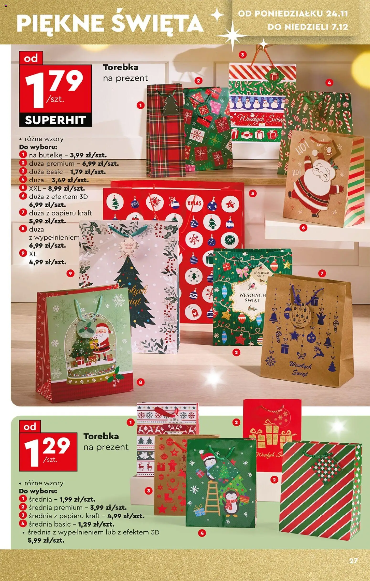 Biedronka Black Friday od 24.11.2025 | Strona: 29 | Produkty: Torebka