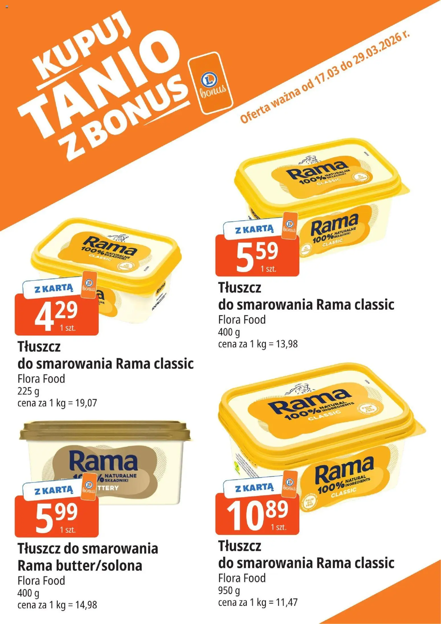 E.Leclerc gazetka - Wrocław kupony dodatkowe od 17.03.2026 | Strona: 9 | Produkty: Karta