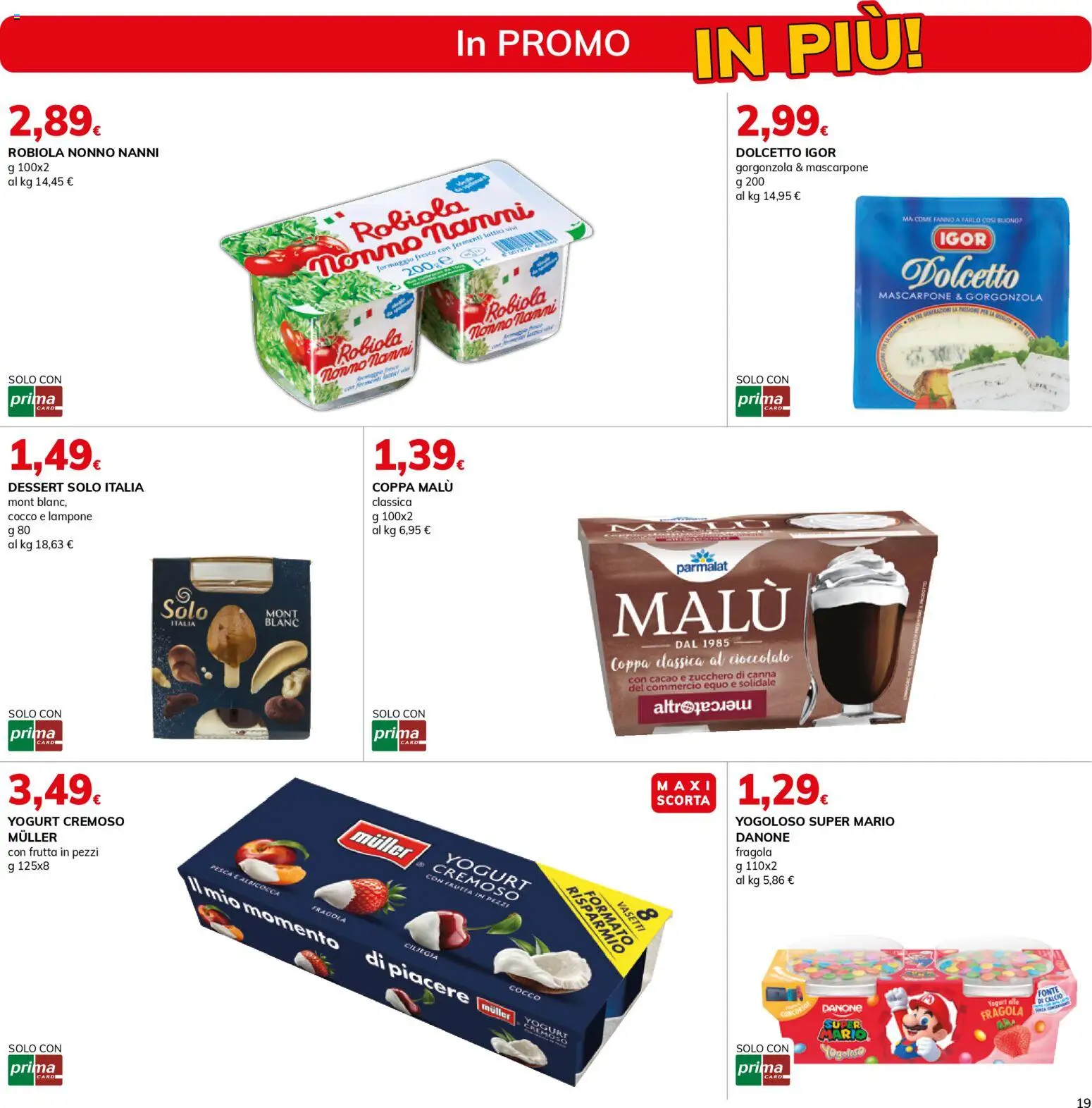 Volantino Basko del 24.02.2026 | Pagina: 19 | Prodotti: Frutta, Formaggio, Lampone, Gorgonzola