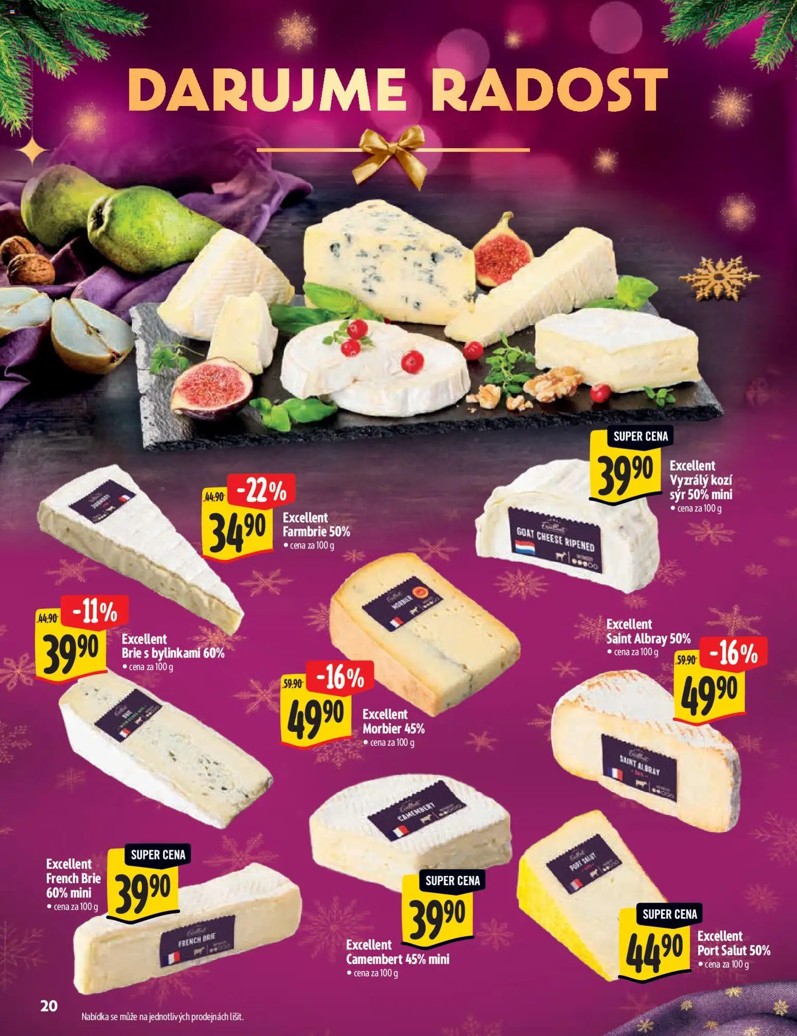 Albert katalog - Hypermarket - Delikatesy od 03.12.2025 | Strana: 20 | Produkty: Sýr, Brie, Camembert