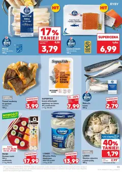 Kaufland gazetka od 26.06.2025 | Strona: 33 | Produkty: Mintaj, Łosoś, Trewal, Sushi