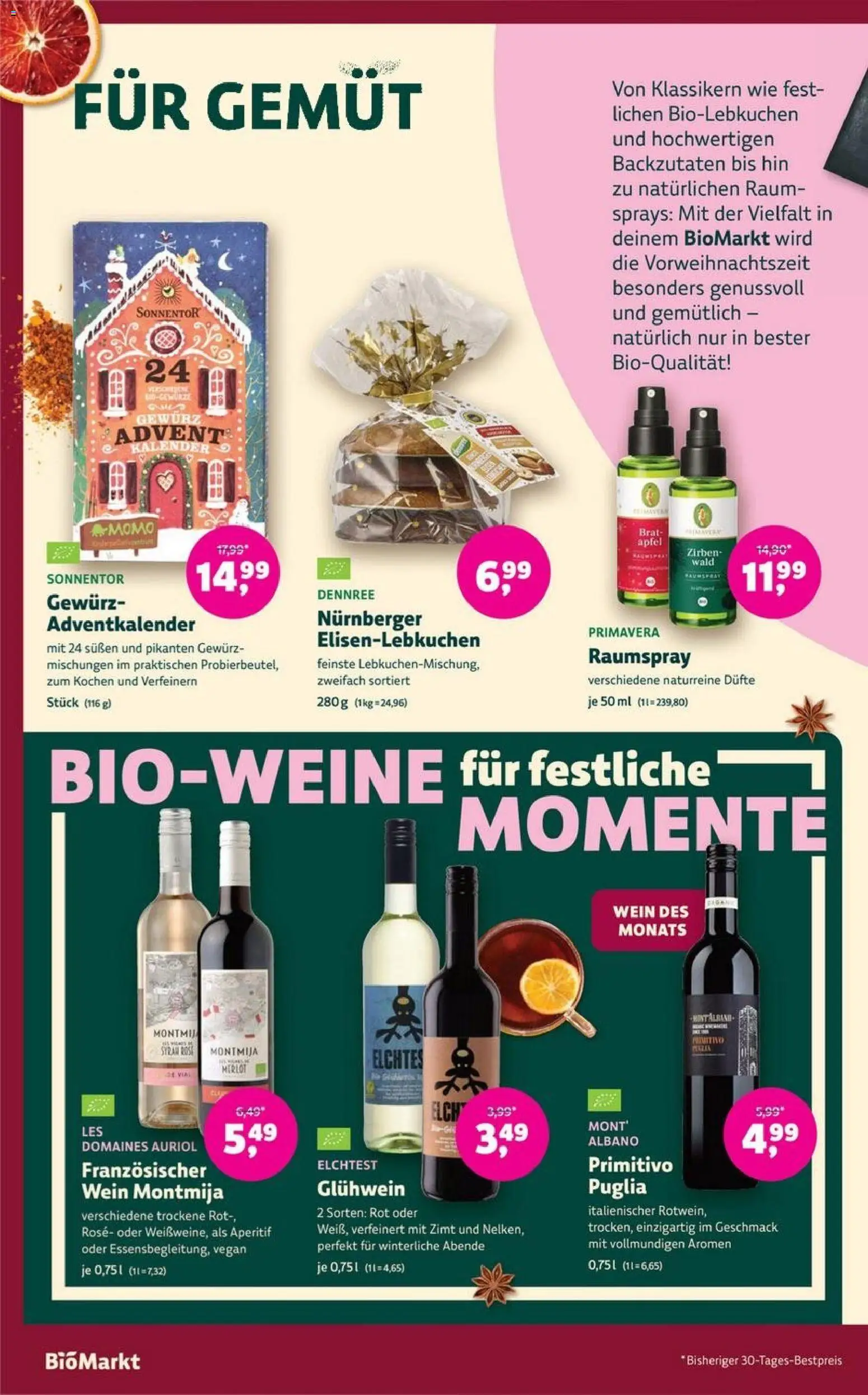 Denns BioMarkt Angebote – gültig ab 05.11.2025 | Seite: 2 | Produkte: Äpfel, Wein