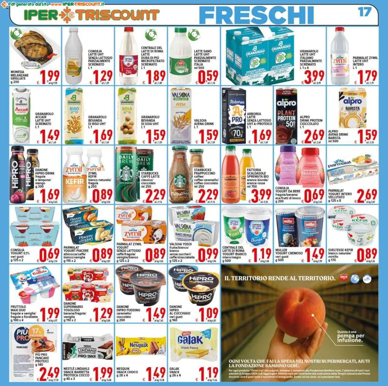 Volantino Ipertriscount del 18.08.2025 | Pagina: 17 | Prodotti: Riso, Barretta, Melanzane, Stracciatella