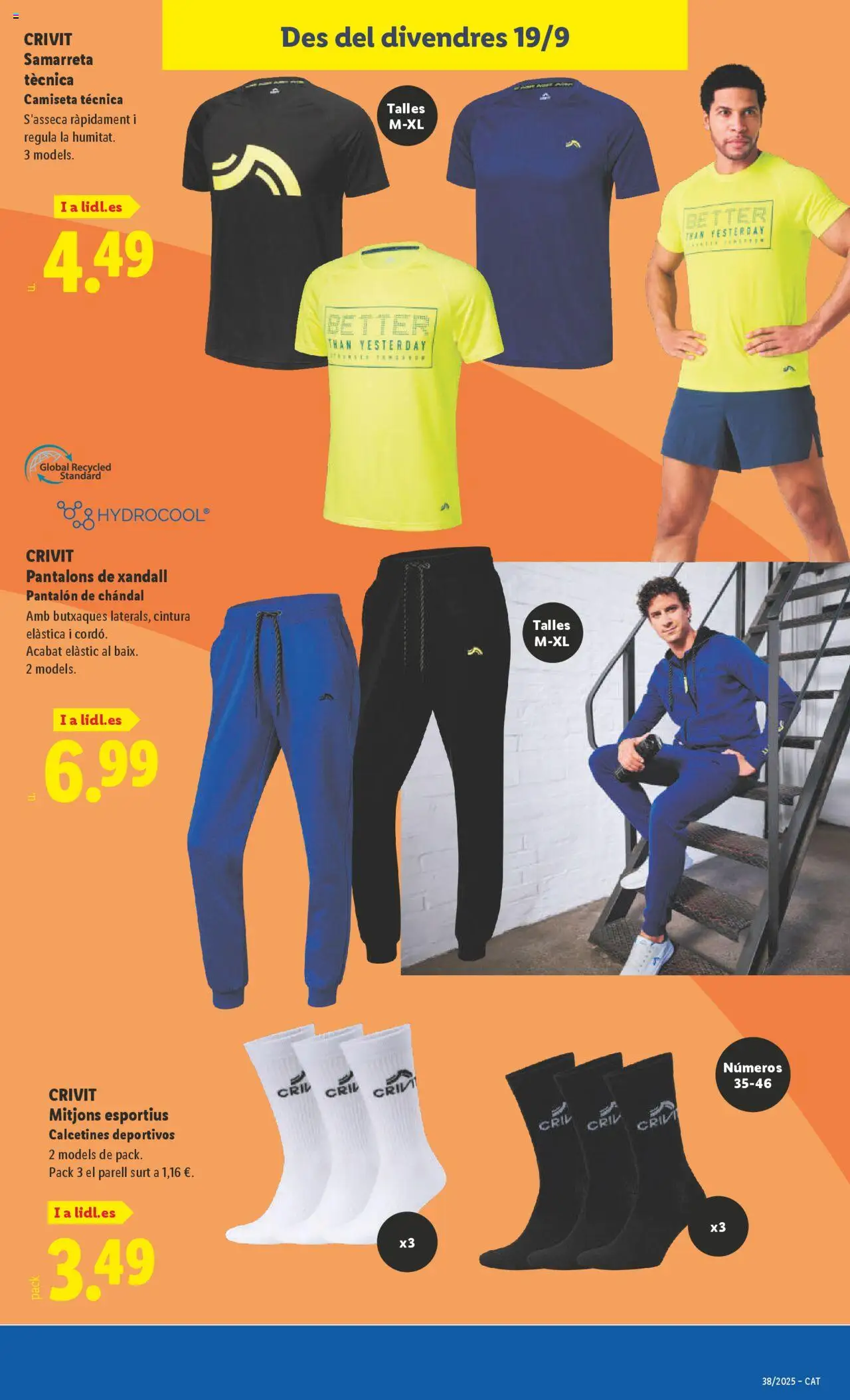 Lidl folleto de bazar │ válido desde el 15.09.2025 | Página: 21 | Productos: Pantalón de chándal