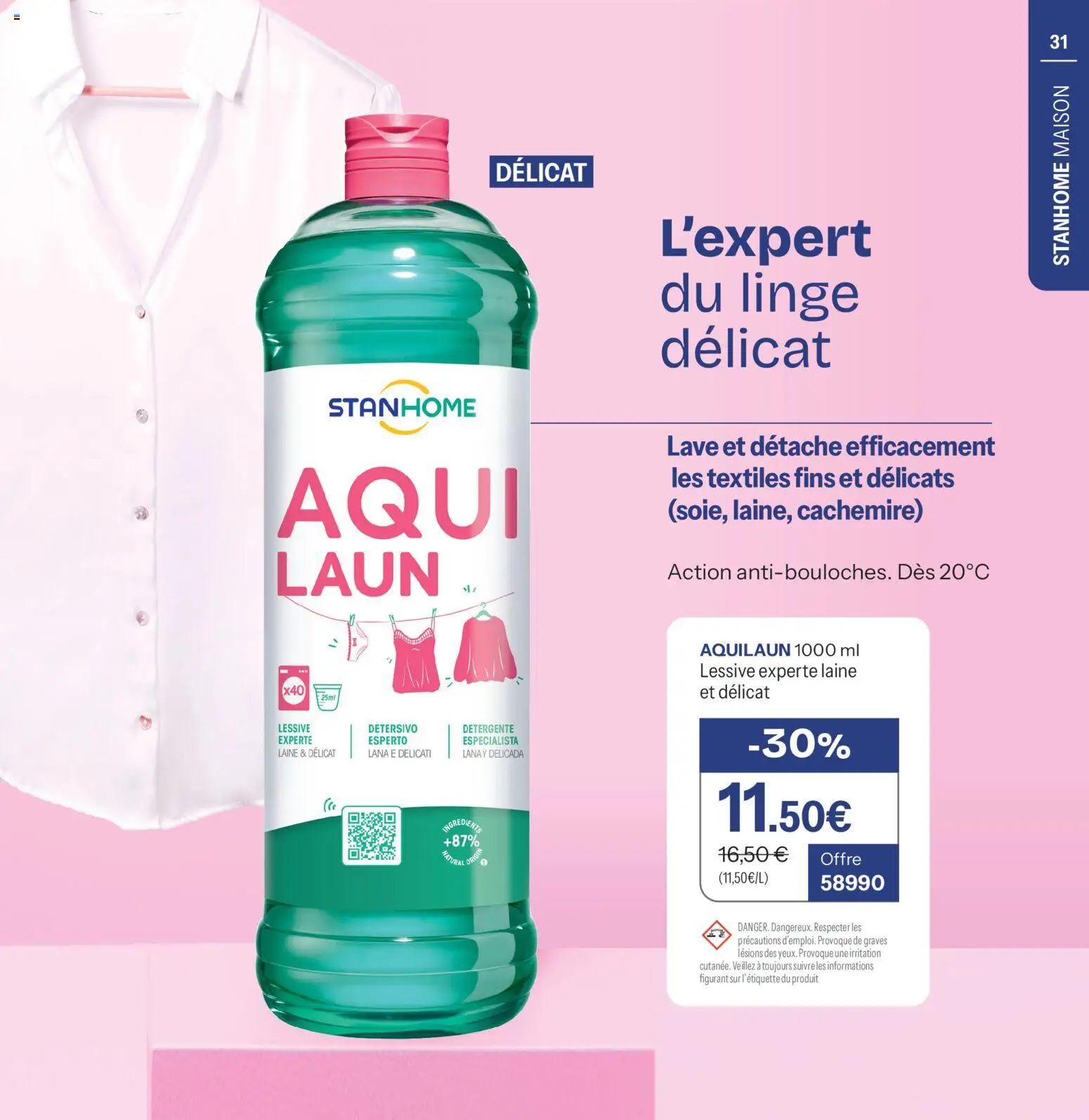 {H1} | Page: 31 | Produits: Détergent, Lessive