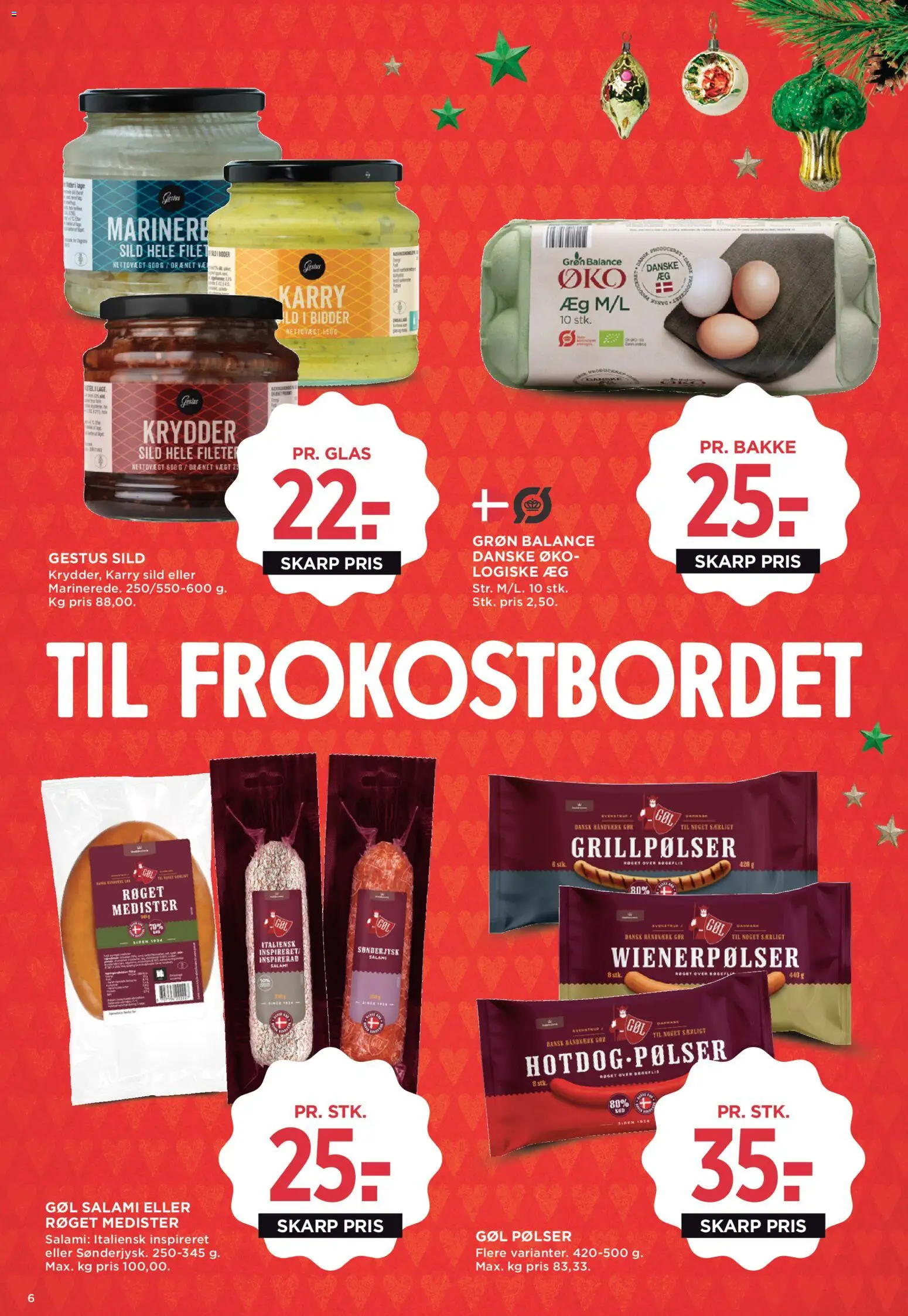 Meny tilbudsavis – gyldig fra 12.12.2025 | Side: 10 | Produkter: Æg, Pølser, Salami, Aparelho de barbear