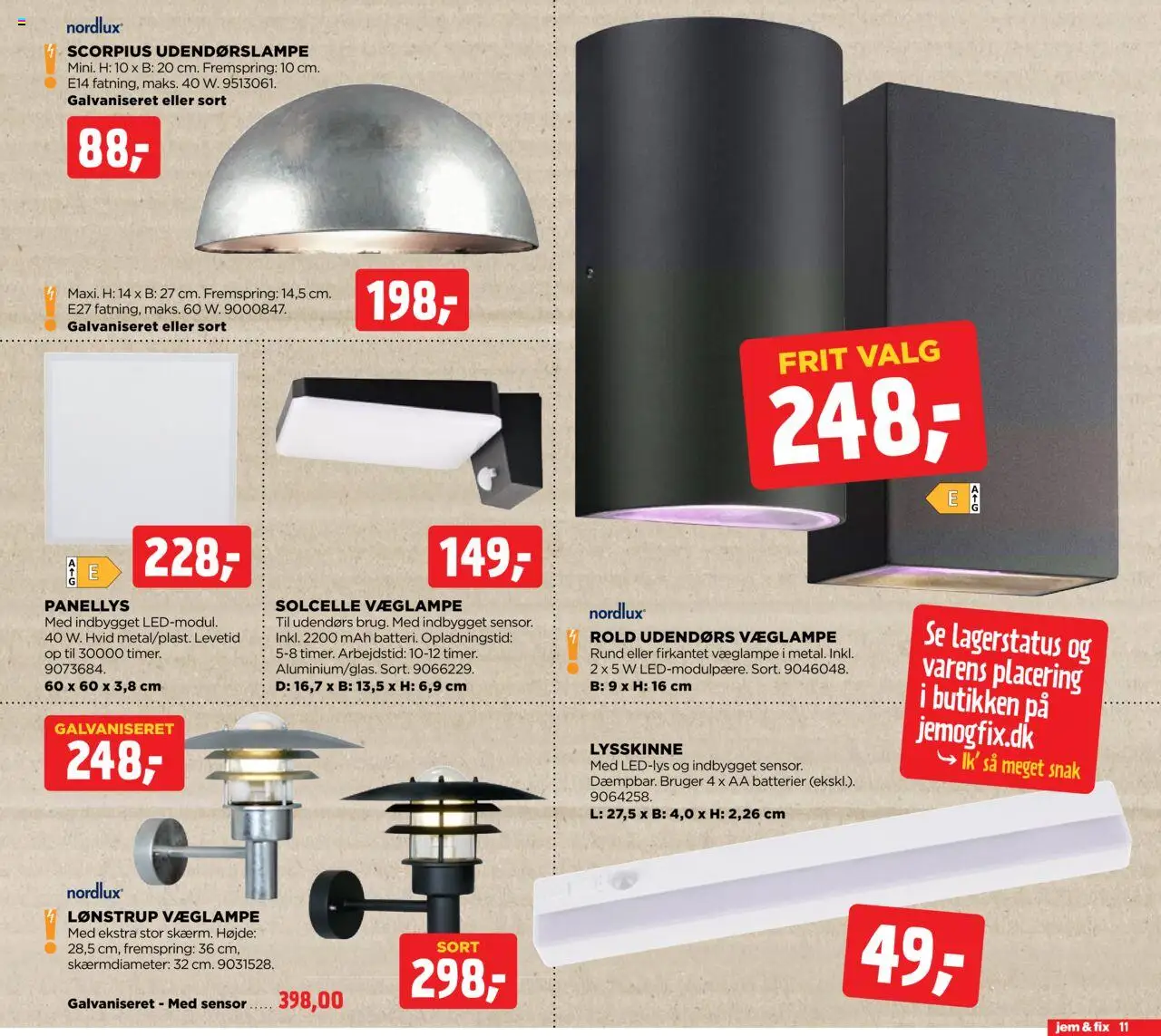 Jem & fix Tilbudsavis gyldig fra 24.08.2025 | Side: 11 | Produkter: Batterier