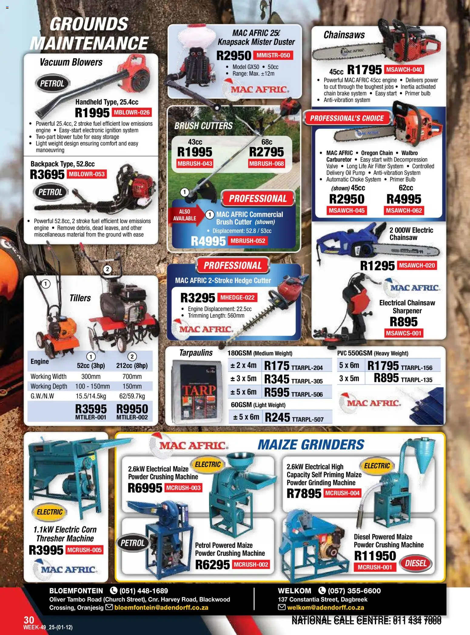 New Adendorff catalogue – valid from 01.12.2025 | Page: 32 | Products: Corn, Cutter, Light, Powder