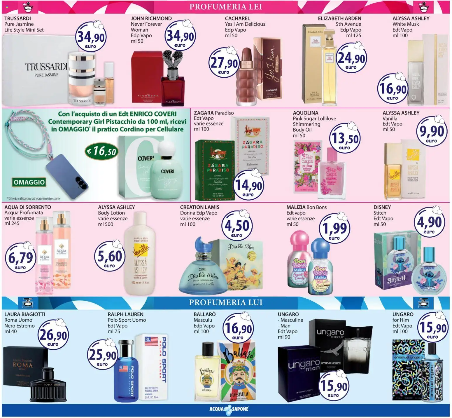 Volantino Acqua e Sapone del 12.03.2026 | Pagina: 2 | Prodotti: Cellulare, Acqua, Limone, Polo