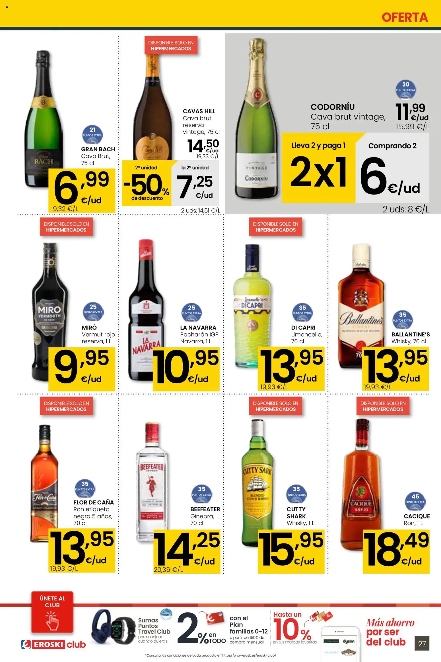 Eroski - Siempre a buen precio │ válido desde el 29.01.2026 | Página: 27 | Productos: Ron
