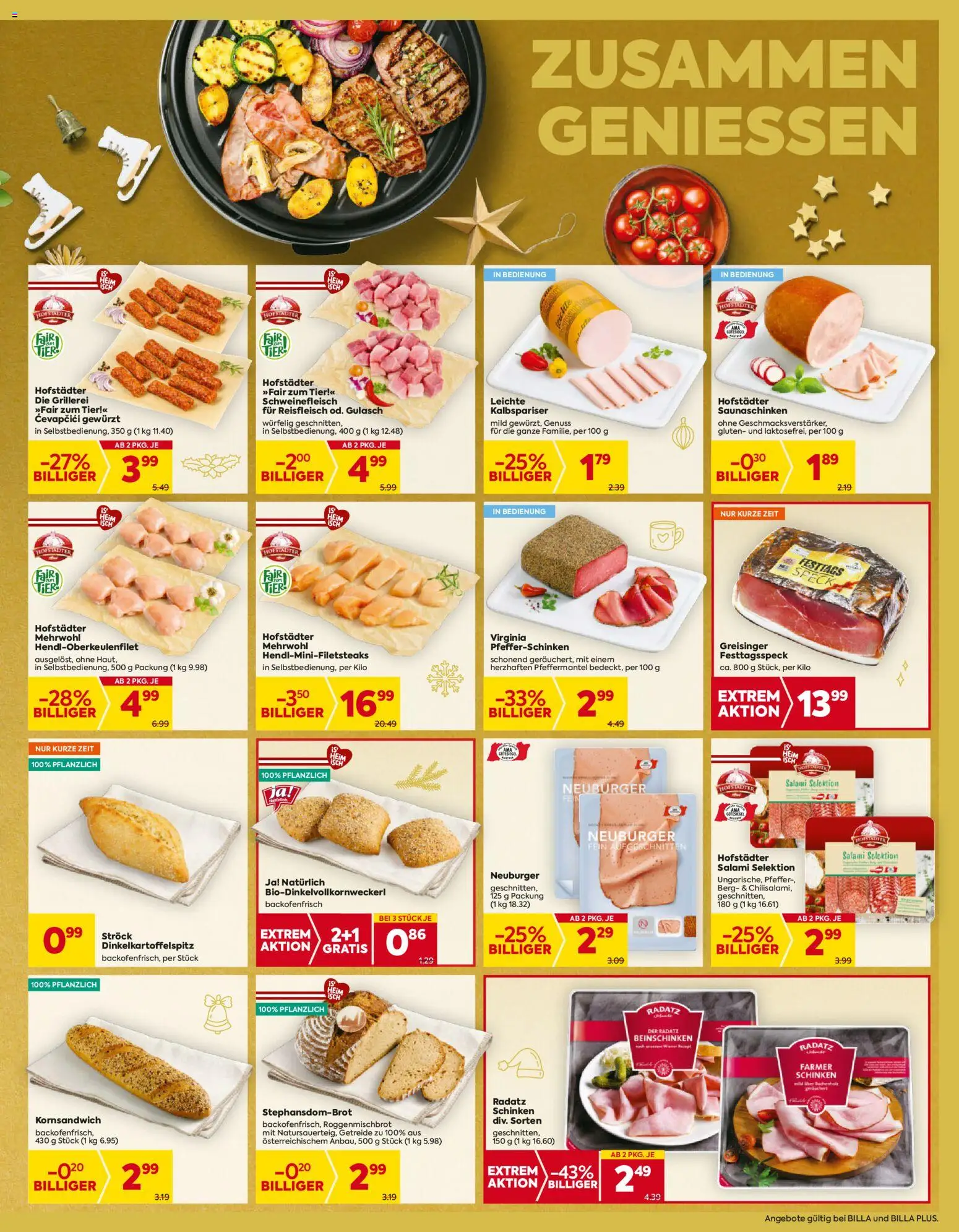 Billa Flugblatt - Niederösterreich gültig ab 11.12.2025 | Seite: 7 | Produkte: Getreide, Pfeffer, Salami, Schweinefleisch