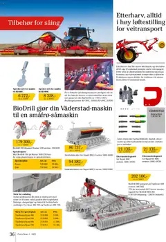 Forhåndsvisning av Felleskjøpet  Parts News Väderstad 2025 gyldig fra 01.05.2025 | Side: 36