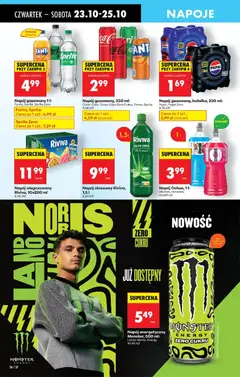 Pogląd oferty "Pepsi, Pepsi Zero, Napój gazowany, butelka, 250 ml" - ważna od 23.10.2025 | Strona: 76 | Produkty: Napój aloesowy, Napoje, Pepsi, Sprite