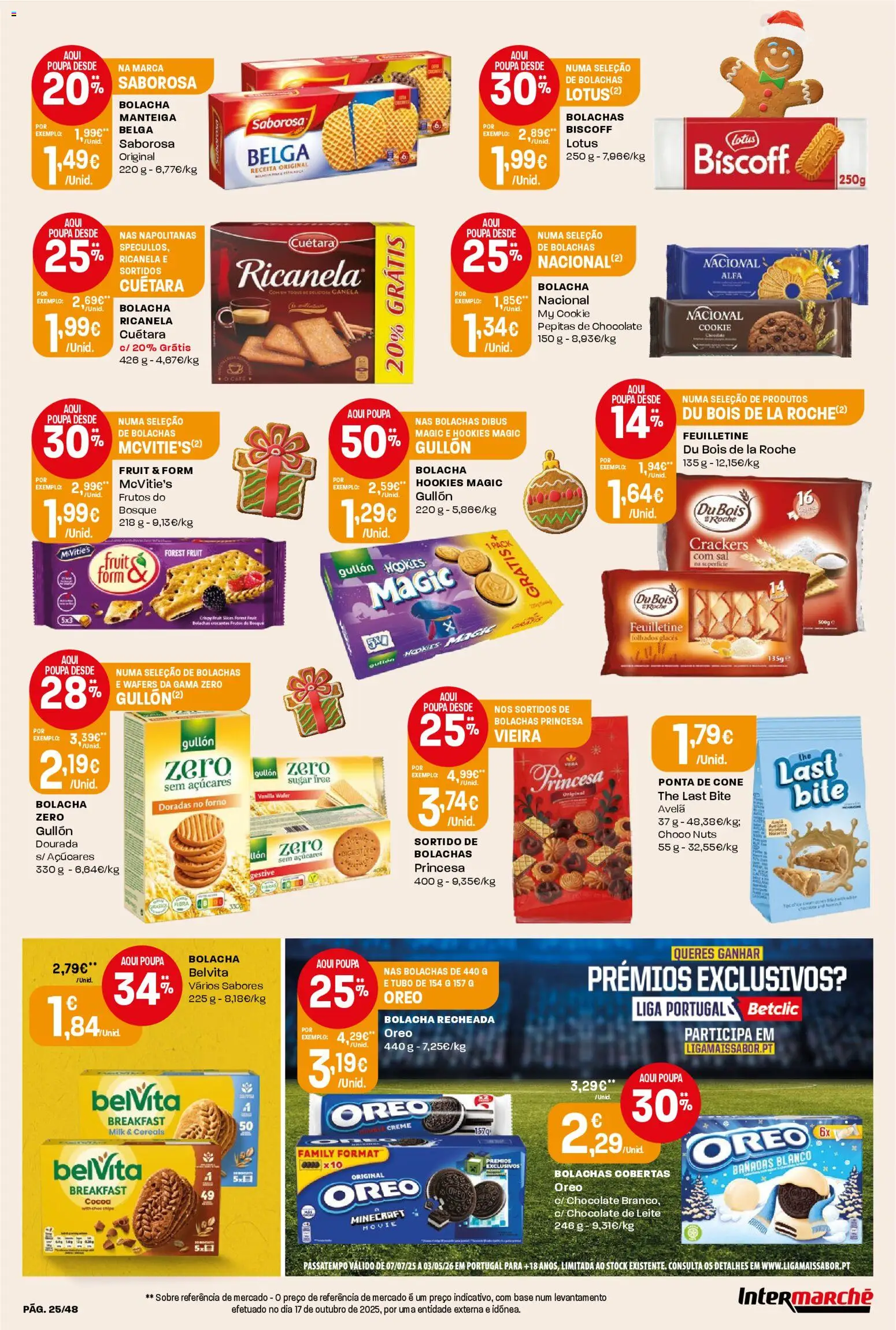 Intermarché folheto │ válido de 20.11.2025 | Página: 25 | Produtos: Dourada, Forno, Base, Manteiga