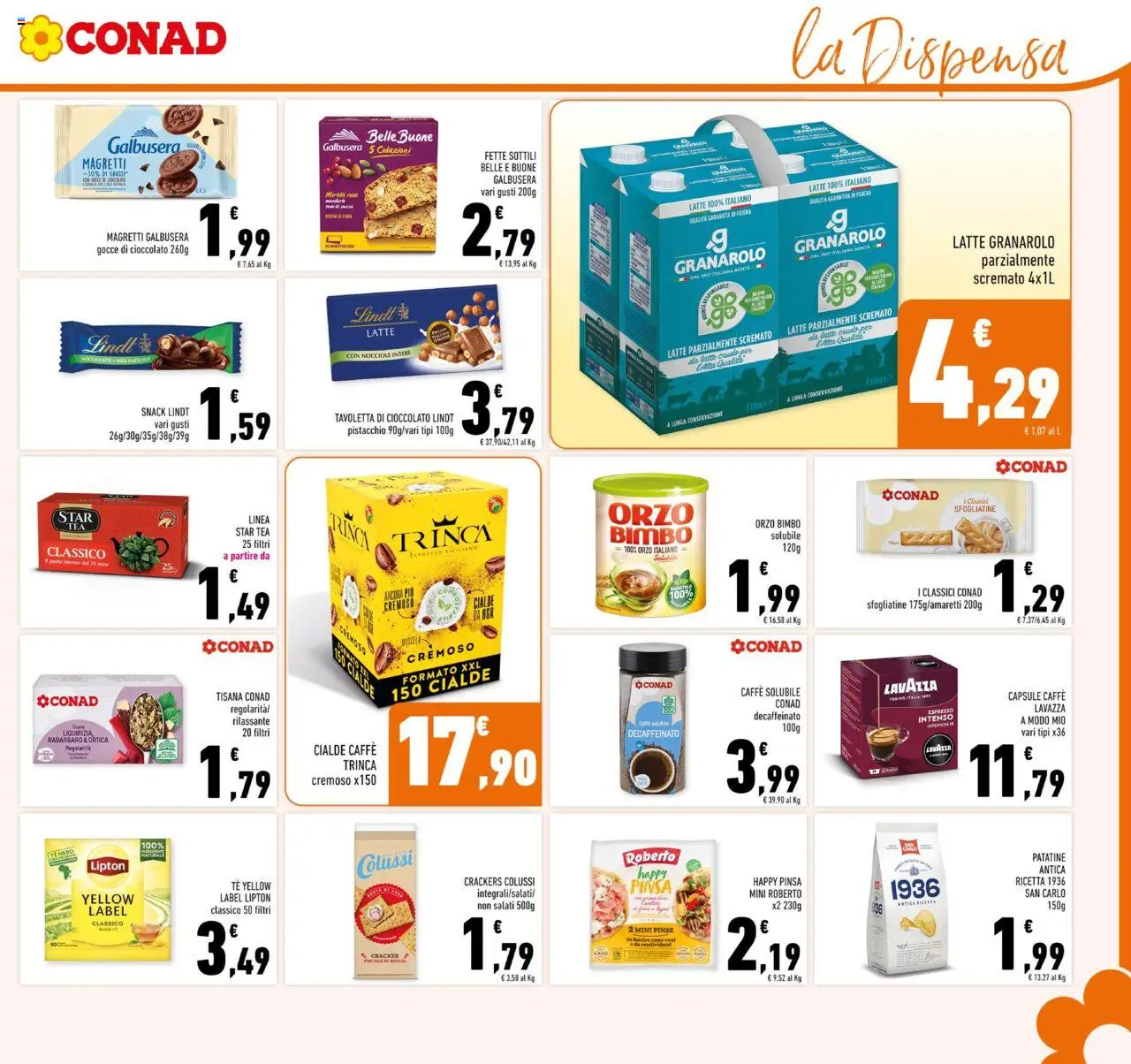 Volantino Conad del 10.09.2025 | Pagina: 15 | Prodotti: Sale, Nocciole, Crackers, Lavazza