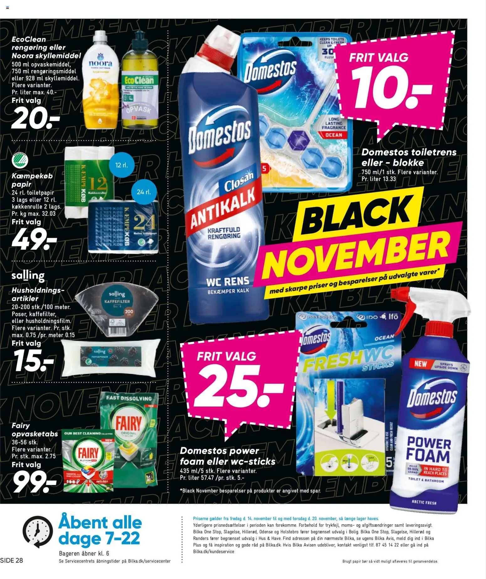 Bilka tilbudsavis – gyldig fra 14.11.2025 | Side: 50 | Produkter: Skyllemiddel, Toilet