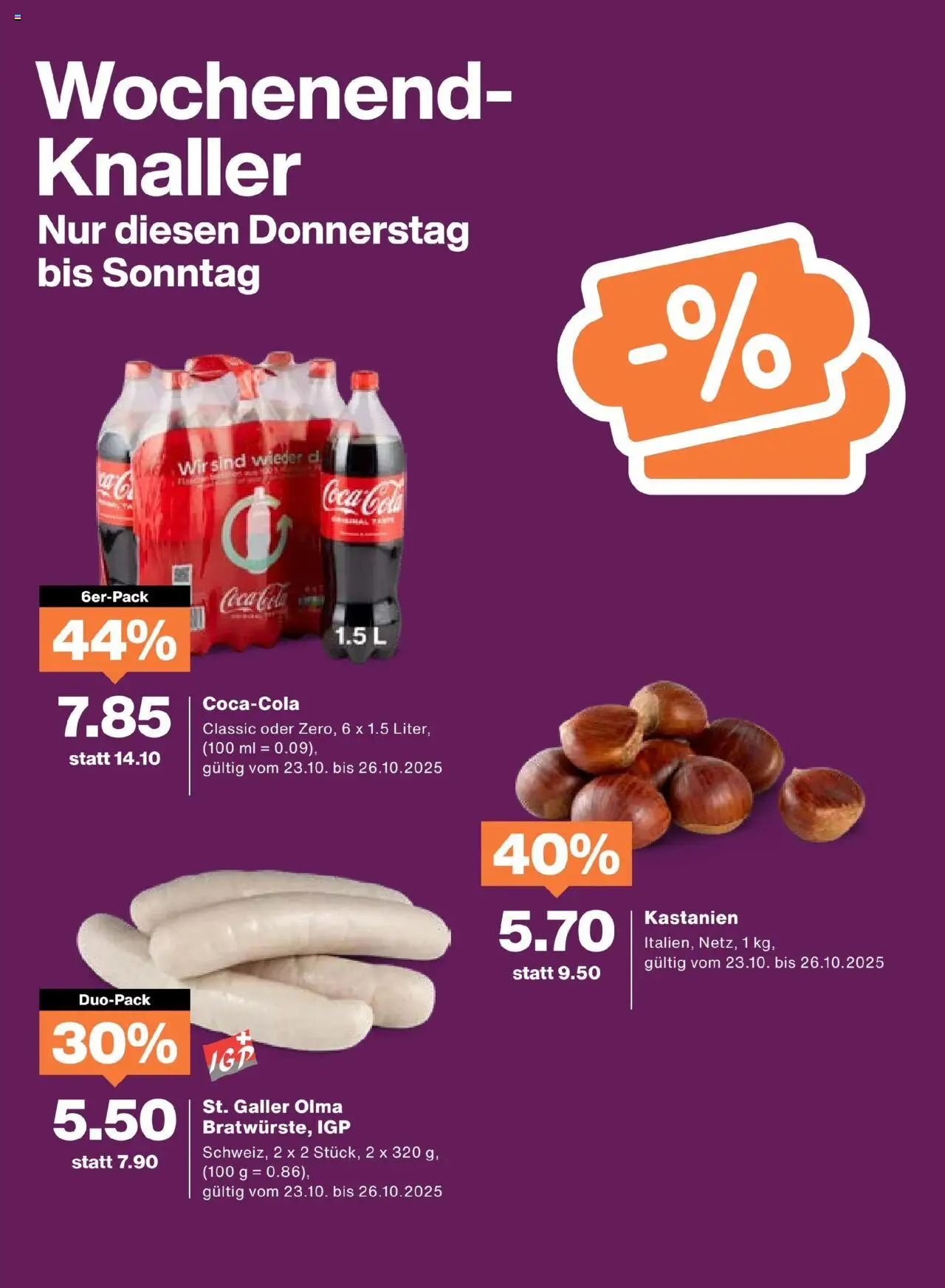 Migros Aktionen – gültig ab 21.10.2025 | Seite: 24 | Produkte: Coca Cola