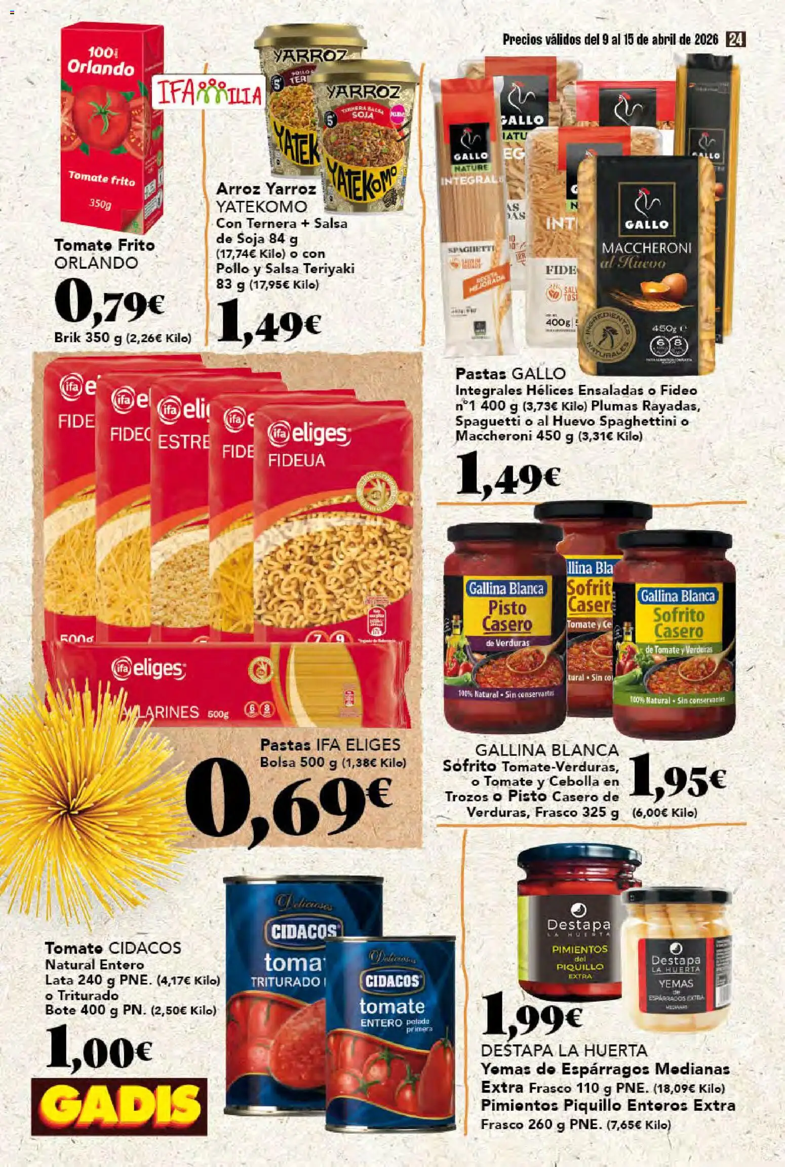 Gadis folleto │ válido desde el 09.04.2026 | Página: 24