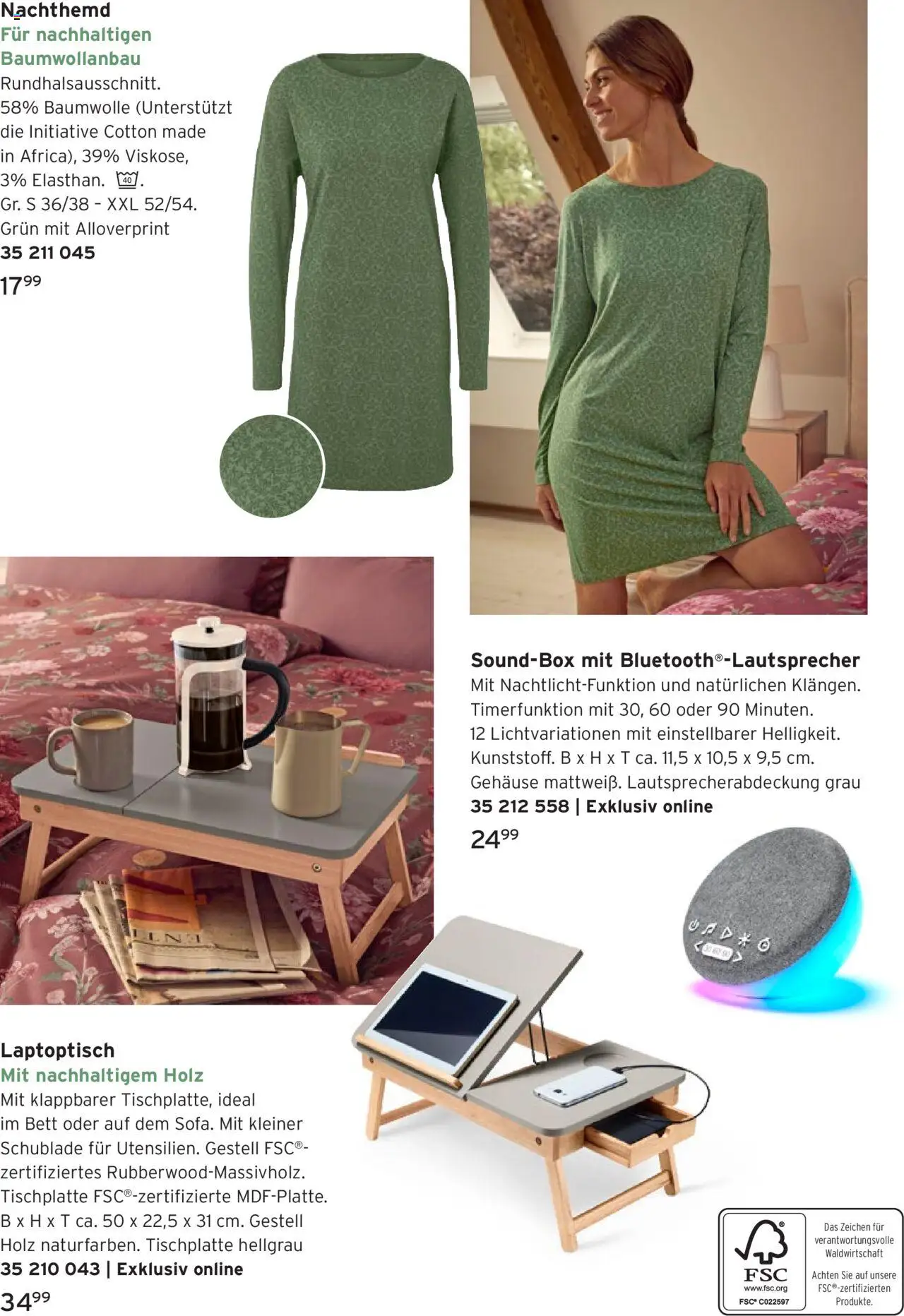 Prospekt Tchibo Cozy season – gültig ab 08.10.2025 | Seite: 9 | Produkte: Bett