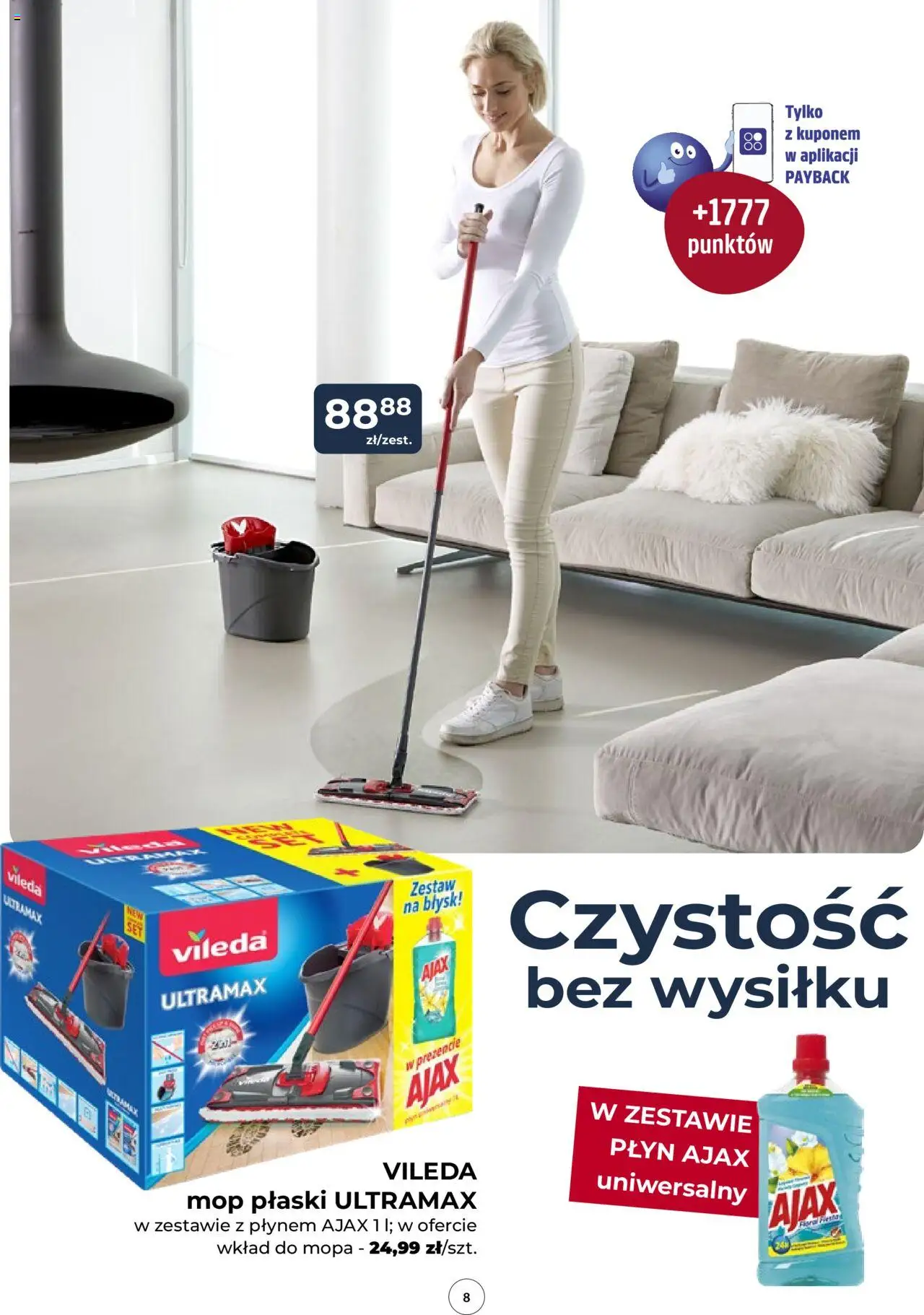 Mrówka Gazetka od 10.07.2025 | Strona: 8 | Produkty: Vileda