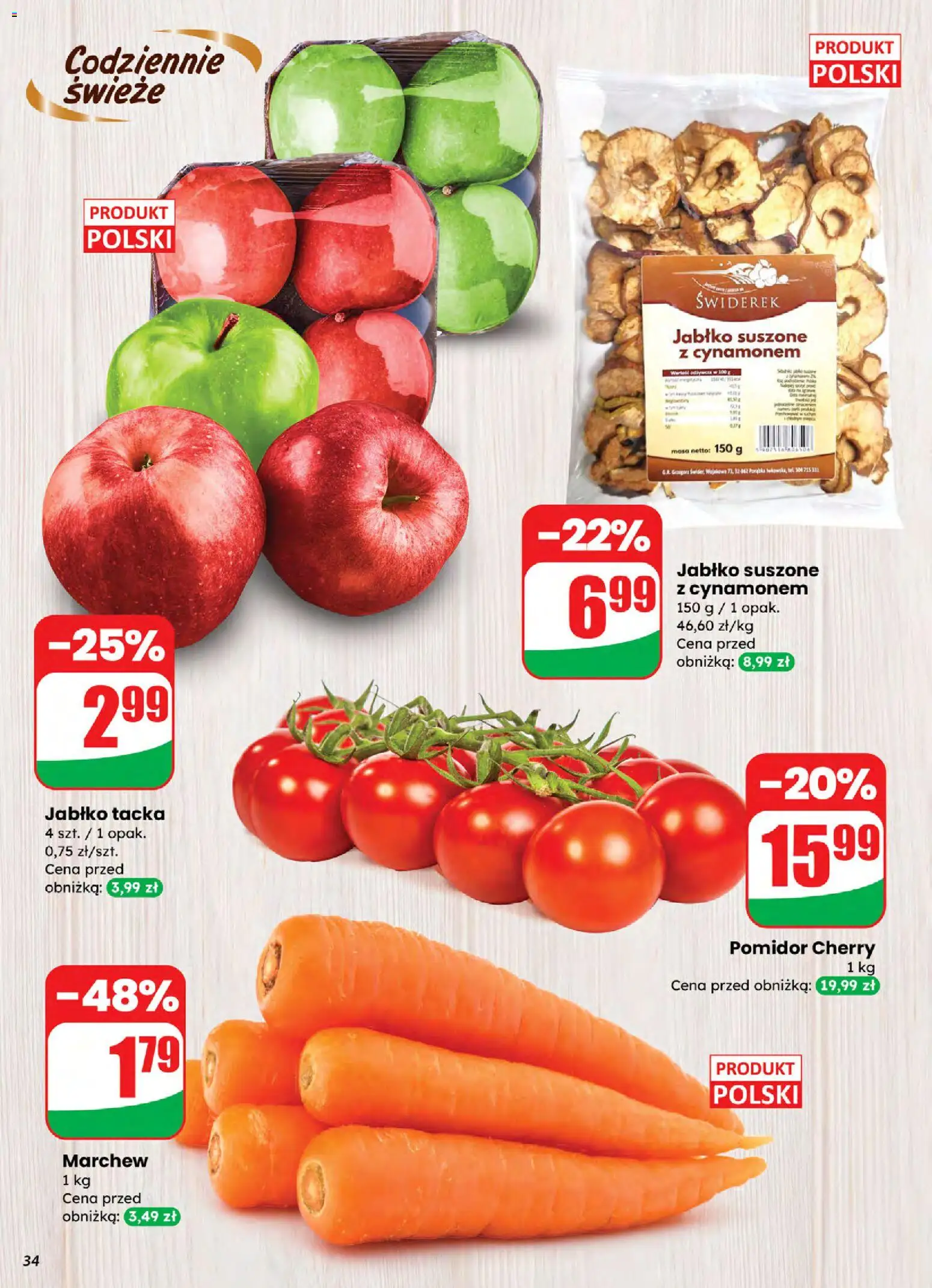 Dino Gazetka od 05.11.2025 | Strona: 34 | Produkty: Pomidor cherry