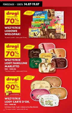 Biedronka gazetka od 14.07.2025 | Strona: 10 | Produkty: Melon, Tiramisu, Czekolada, Lody