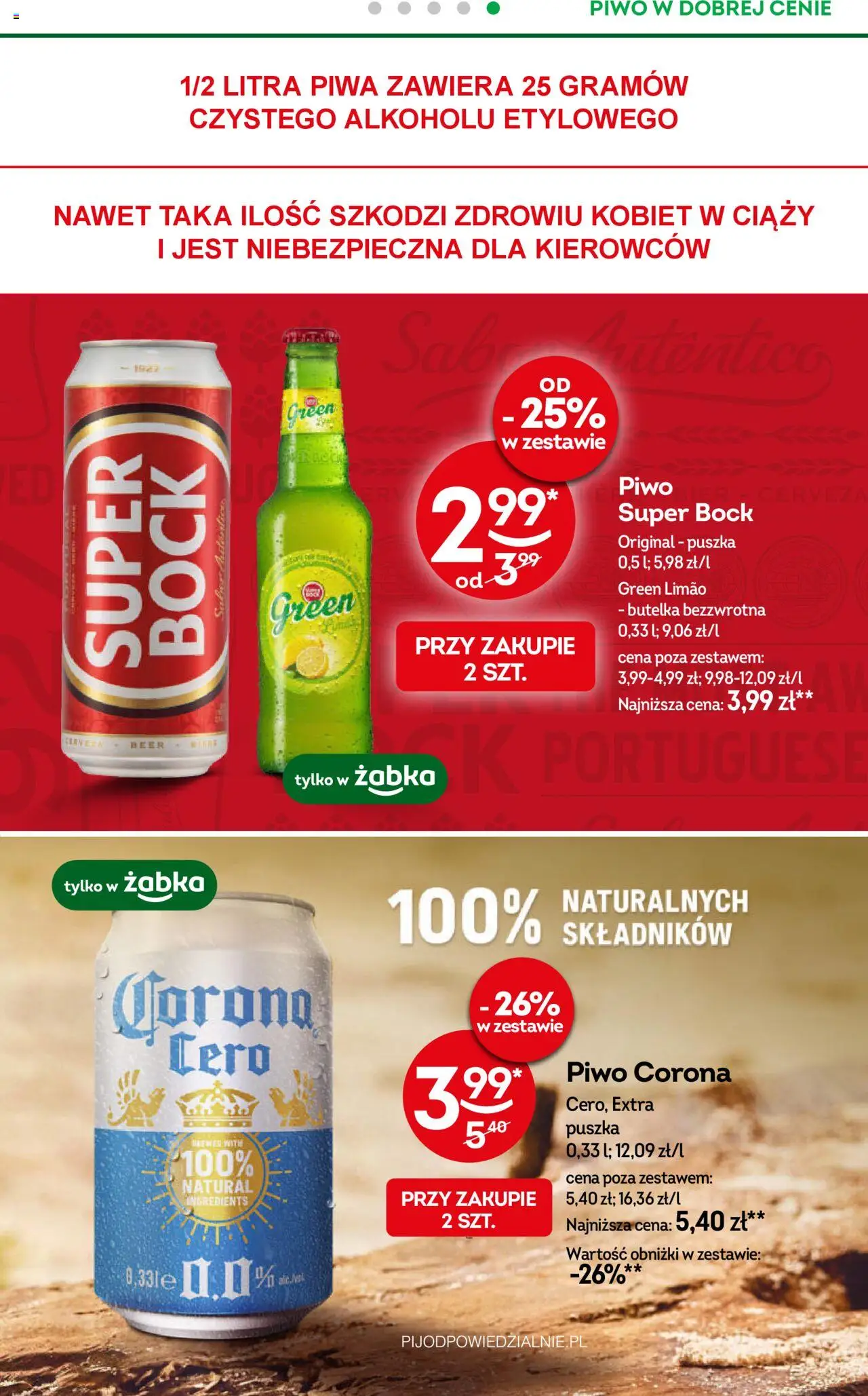 Żabka Gazetka od 10.09.2025 | Strona: 22 | Produkty: Piwo