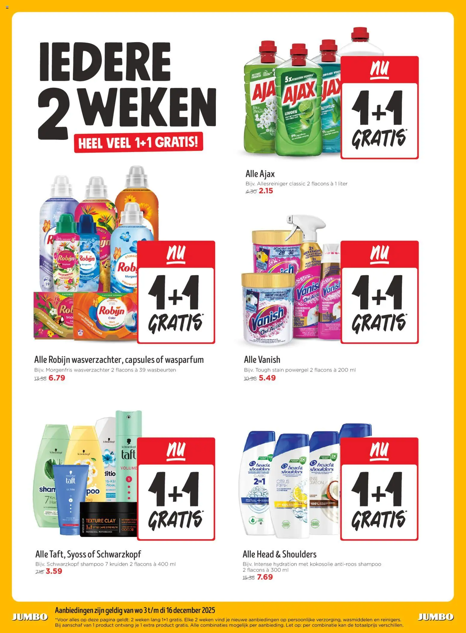 {H1} | Pagina: 19 | Producten: Wasverzachter, Kan, Allesreiniger, Shampoo