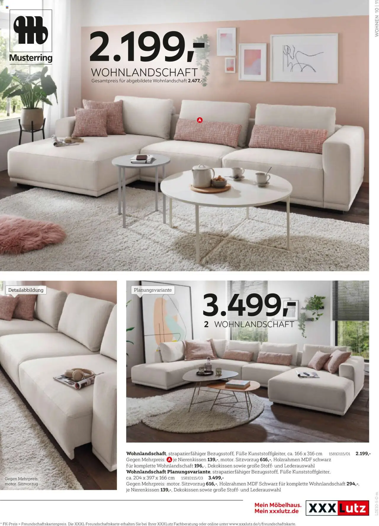 XXXL Lutz Wenn es zu Hause am schönsten ist! – gültig ab 12.10.2025 | Seite: 11 | Produkte: Wohnlandschaft