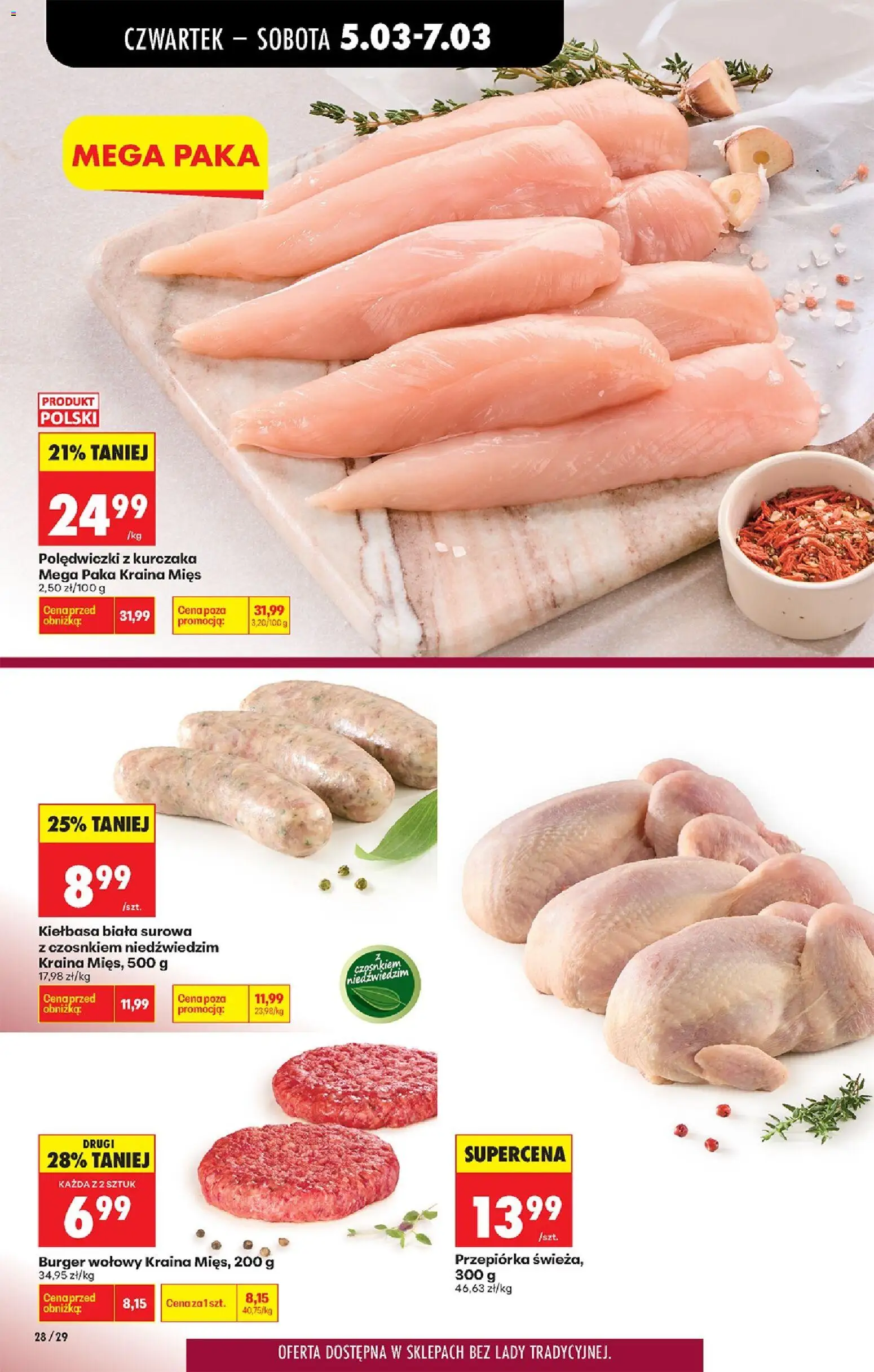 Biedronka Polsko leták - Od czwartku od 05.03.2026 | Strana: 36 | Produkty: Burger