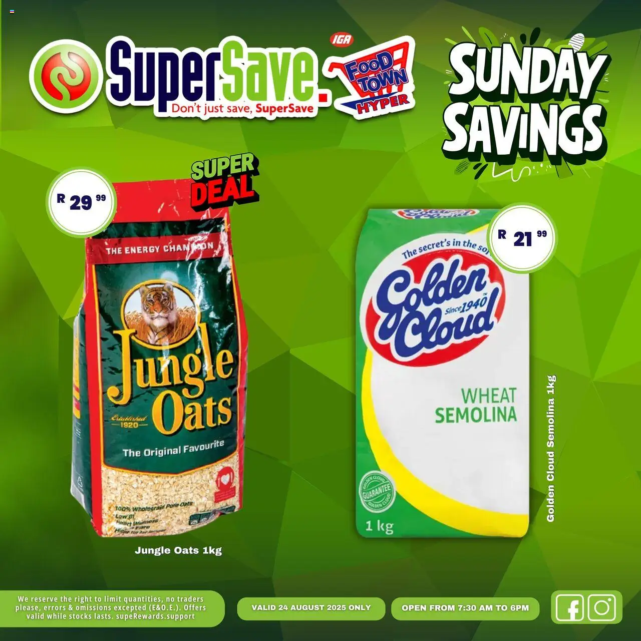 Super Save Sunday Deals │ valid from 24.08.2025 | Page: 14 | Products: Oats