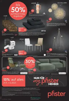 Pfister - Black Friday ab 21.11.2025 gültig | Seite: 8 | Produkte: Hocker, Stuhl, Top, Fußmatte