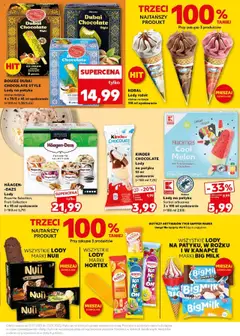 Kaufland gazetka - Super Sobota od 19.07.2025 | Strona: 7 | Produkty: Big Milk, Lody na patyku, Sorbet, Lody