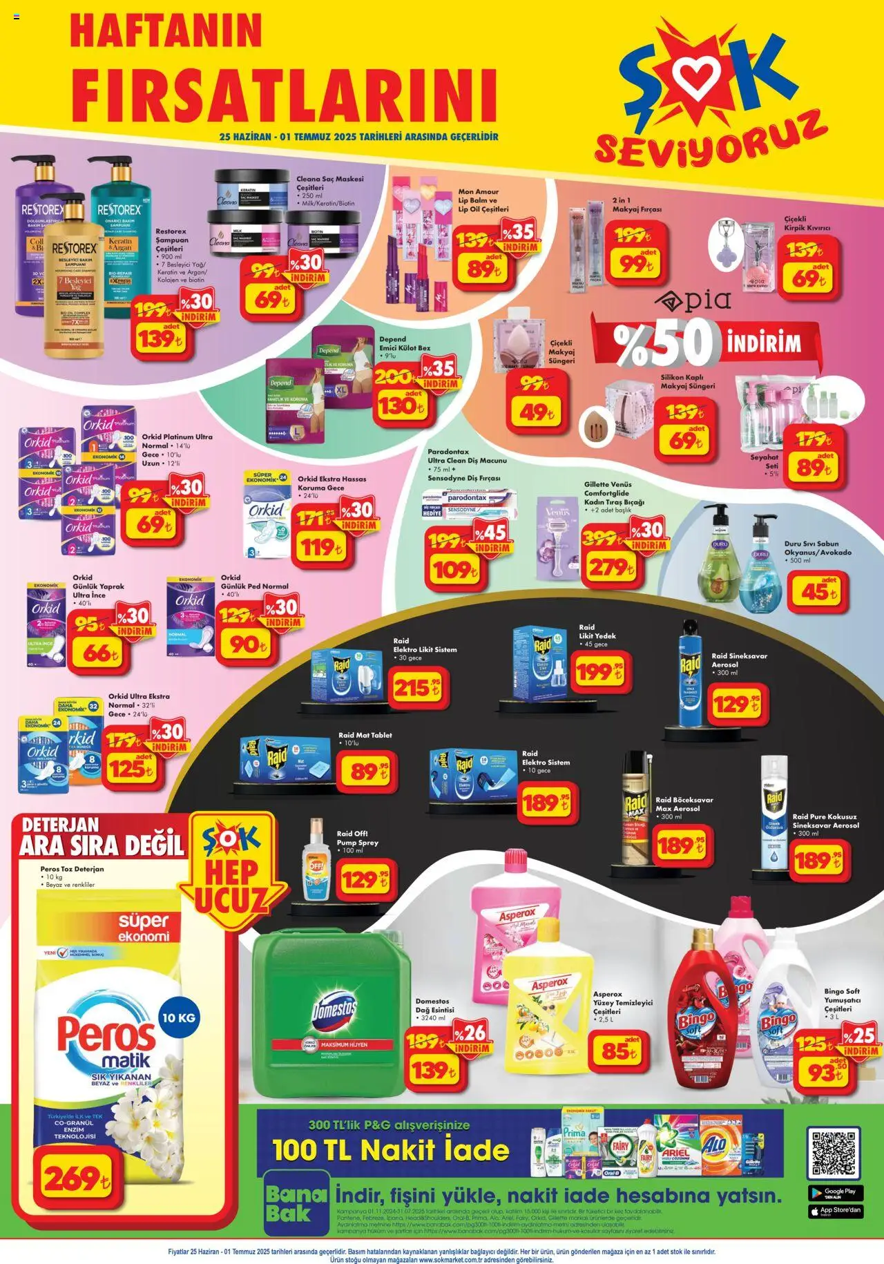 Şok Market Katalog - 25.06.2025 tarihinden itibaren geçerlidir | Sayfa: 2 | Ürünler: Saç maskesi, Diş fırçası, Avokado, Bağlayıcı