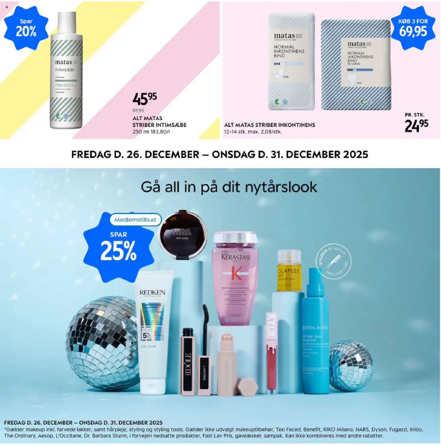 Matas tilbudsavis – gyldig fra 25.12.2025 | Side: 5 | Produkter: Makeup, Mascara, Shampoo, Te