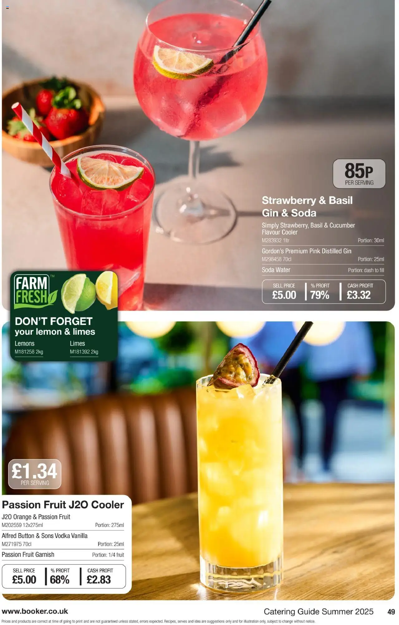  | Page: 49 | Products: Gin, Soda, Lemon, Vanilla