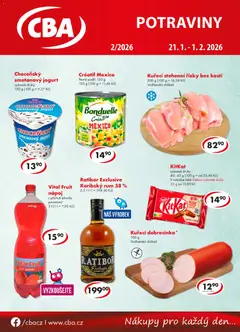 Náhled letáku CBA leták od 21.01.2026