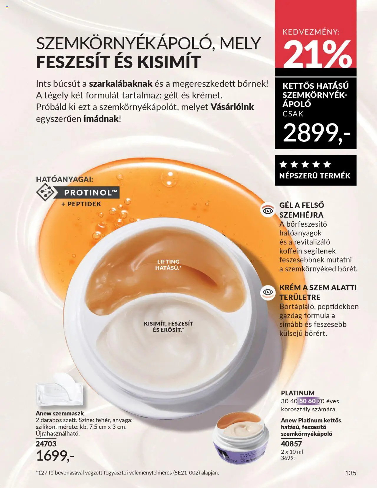 Avon akciós ujság - amely érvényes a következő dátumtól: 01.10.2025 | Oldal: 139 | Termékek: Szemkörnyékápoló