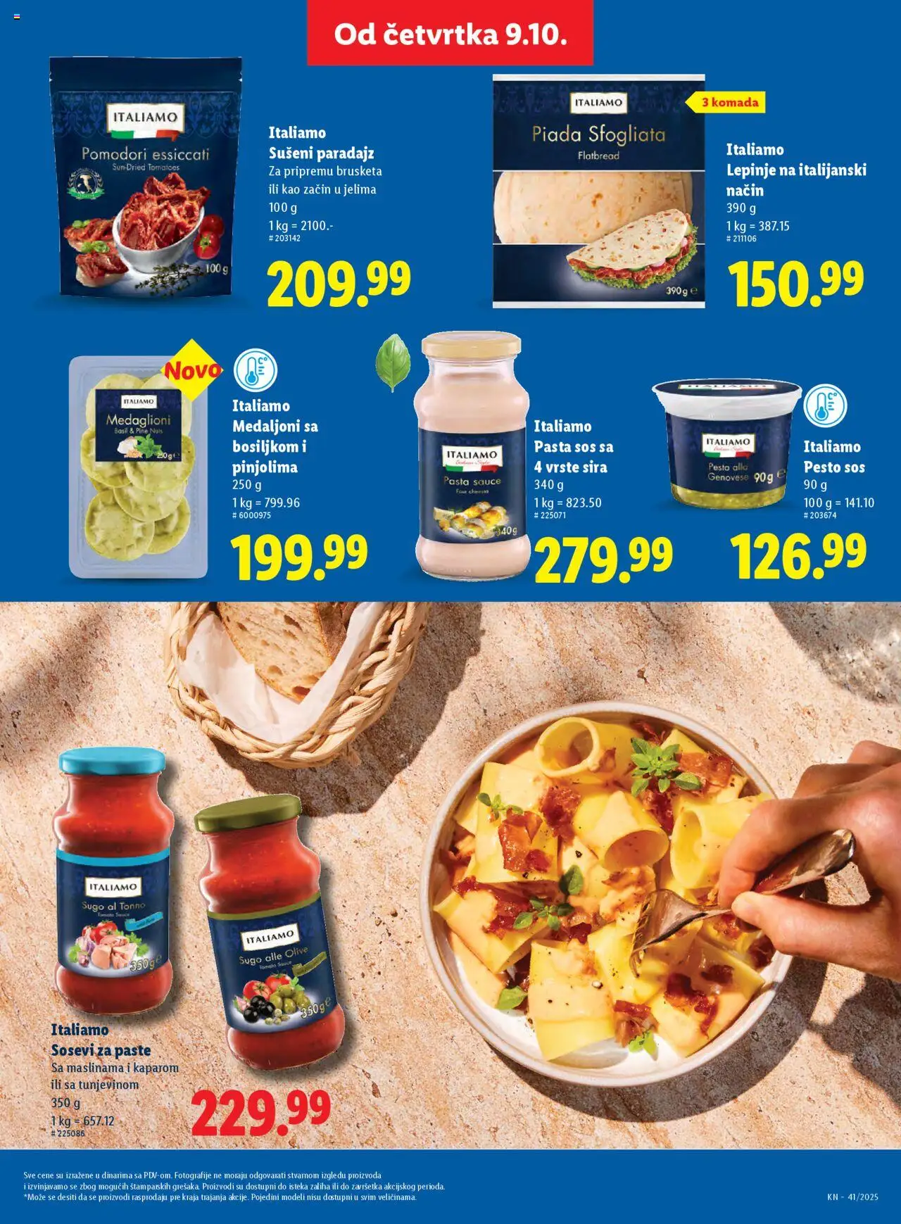 Lidl katalog - važi od 09.10.2025 | Strana: 33 | Proizvode: Pesto, Sušeni paradajz, Sos, Paradajz