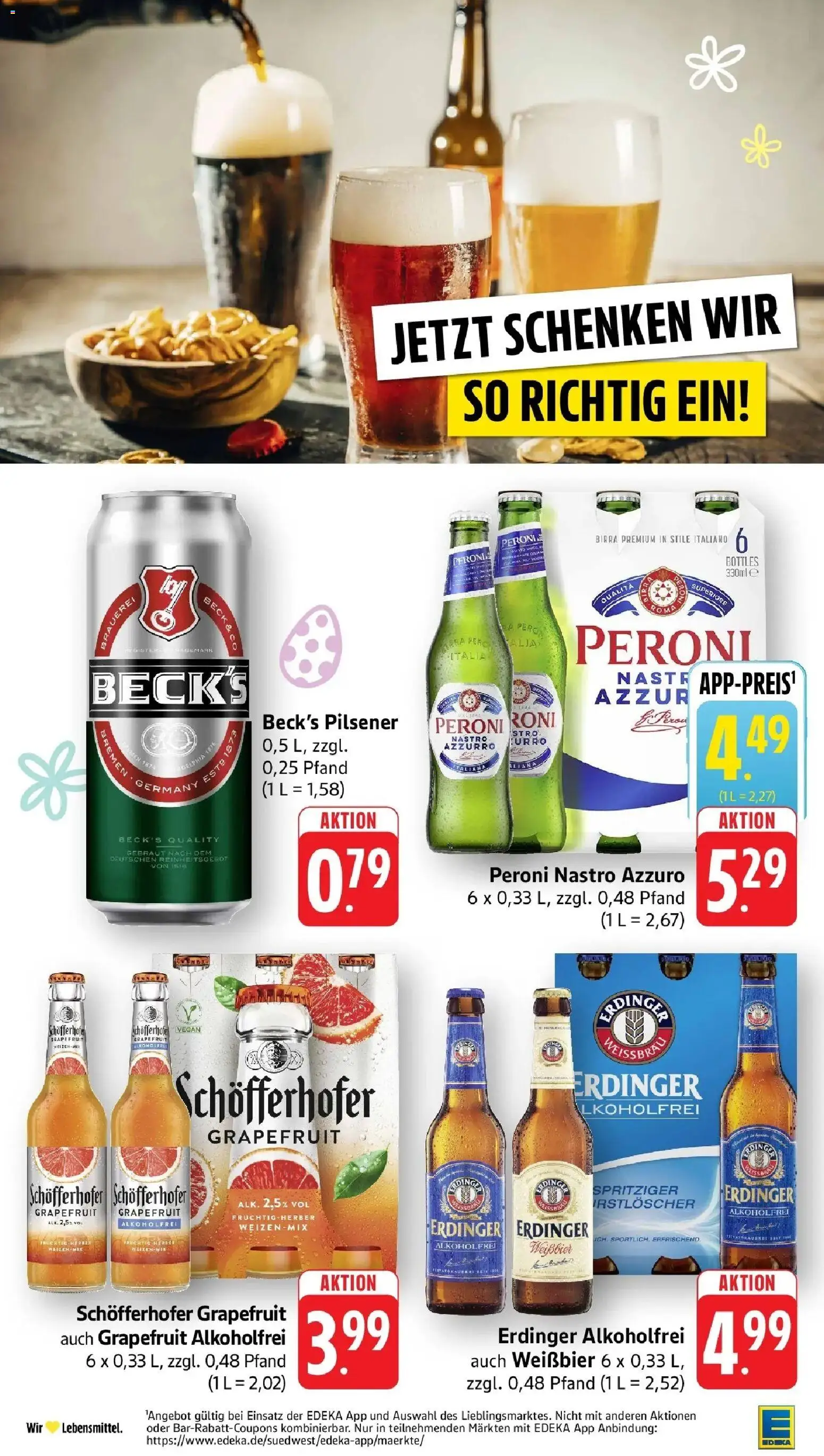 E center Prospekt Ditzingen	 – gültig ab 23.03.2026 | Seite: 34 | Produkte: Erdinger, Weißbier, Grapefruit