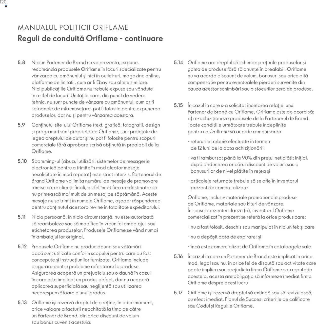 Noul catalog Oriflame – valabil de la 09.07.2024 | Pagină: 120